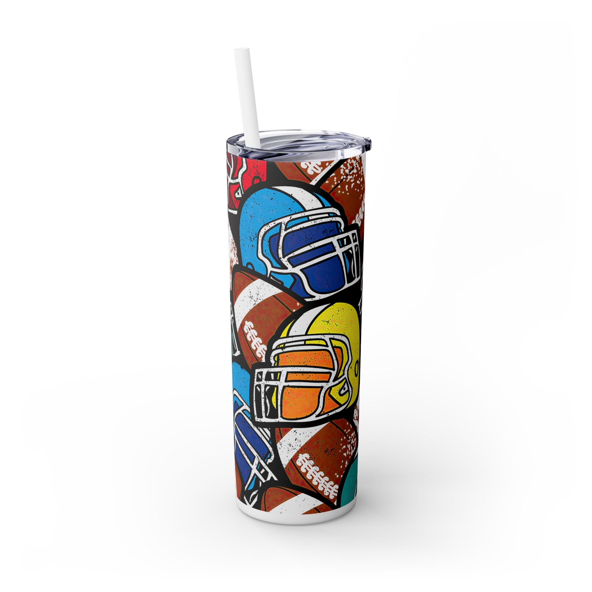 Skinny Tumbler with Straw, 20oz