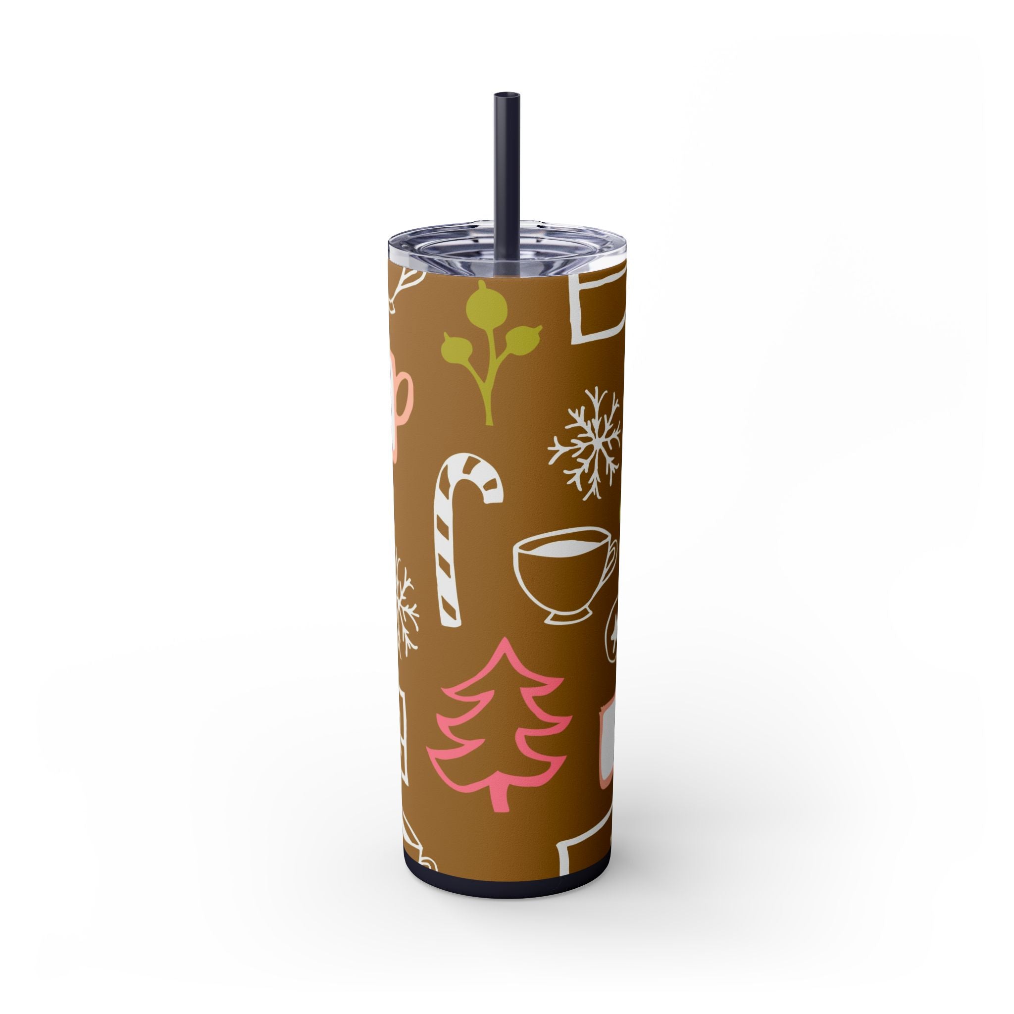 Christmas Magic 20oz Skinny Tumbler with Straw