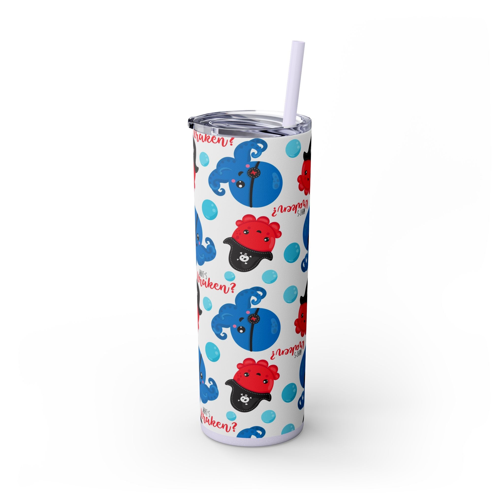 Chilling Sips: 20oz Skinny Tumbler for Halloween