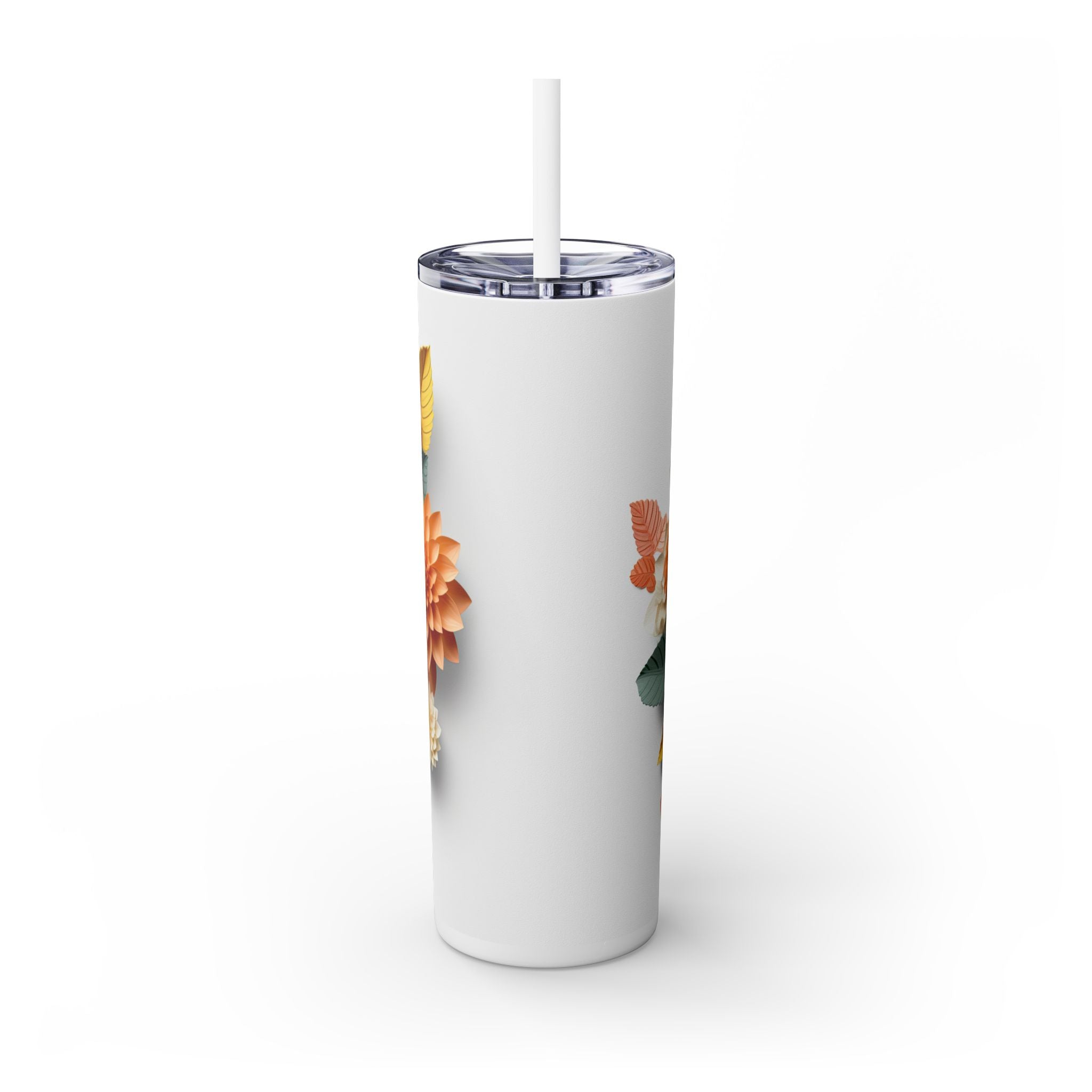Skinny Tumbler with Straw, 20oz