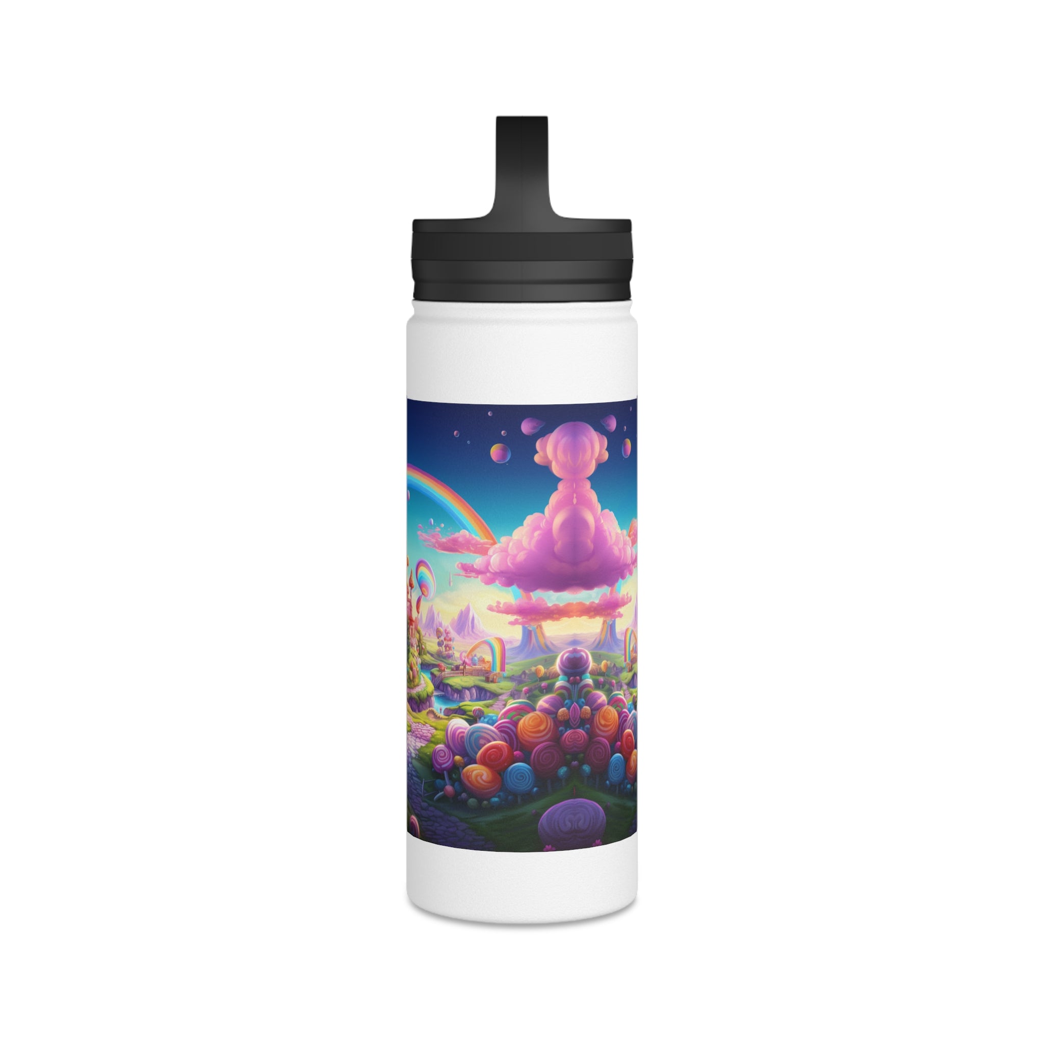 Vibrant Holiday Adventure Bottle: Stainless Steel