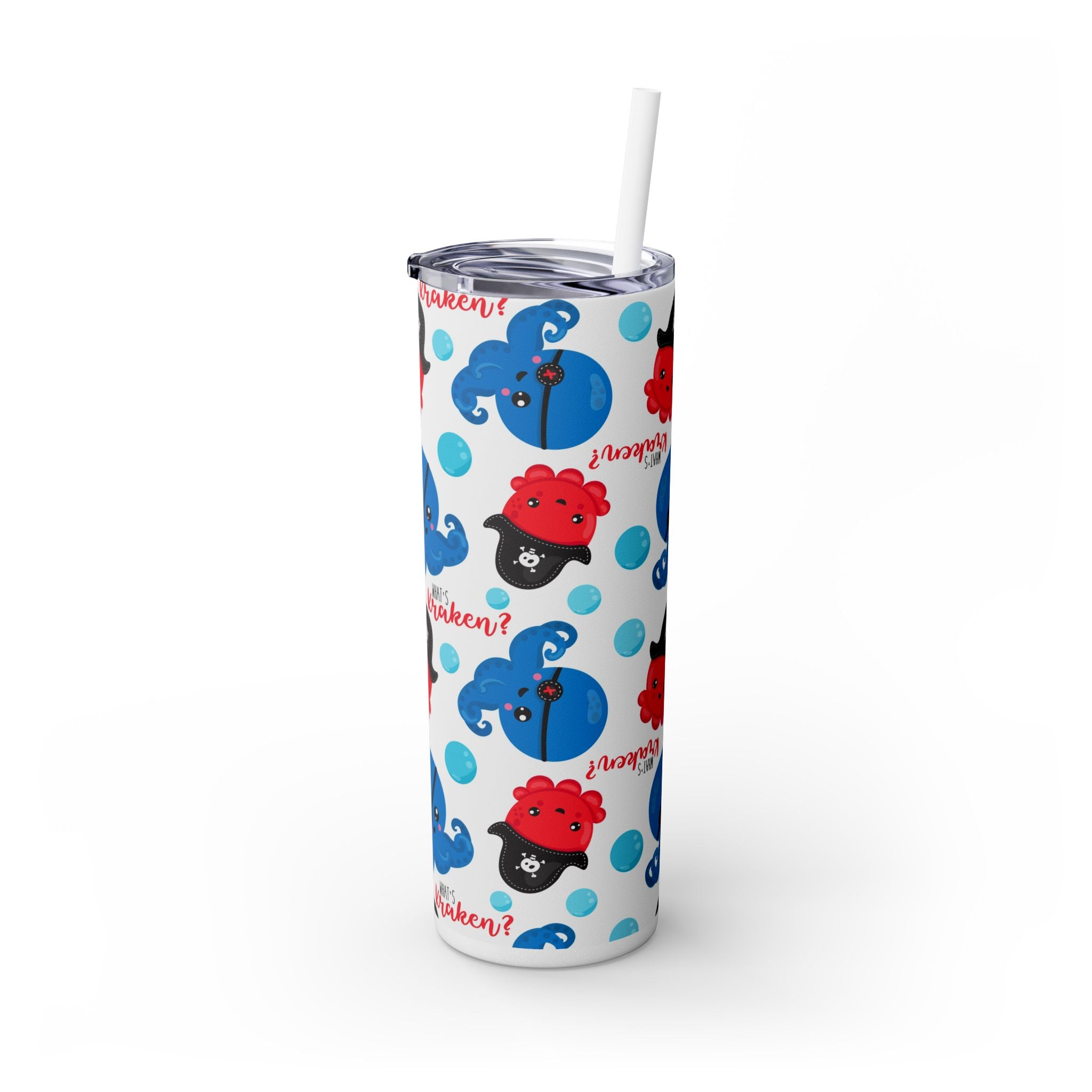 Chilling Sips: 20oz Skinny Tumbler for Halloween