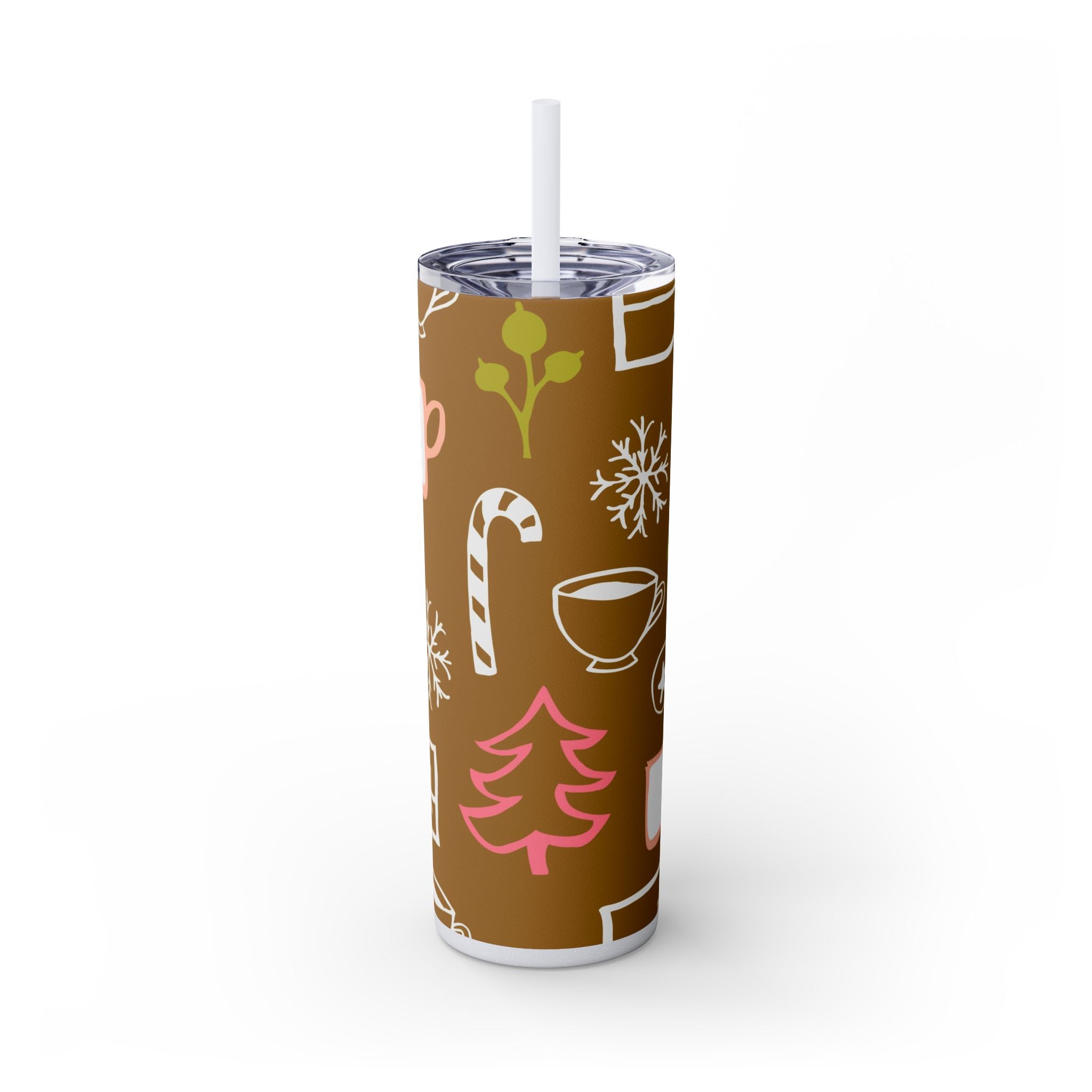 Christmas Magic 20oz Skinny Tumbler with Straw