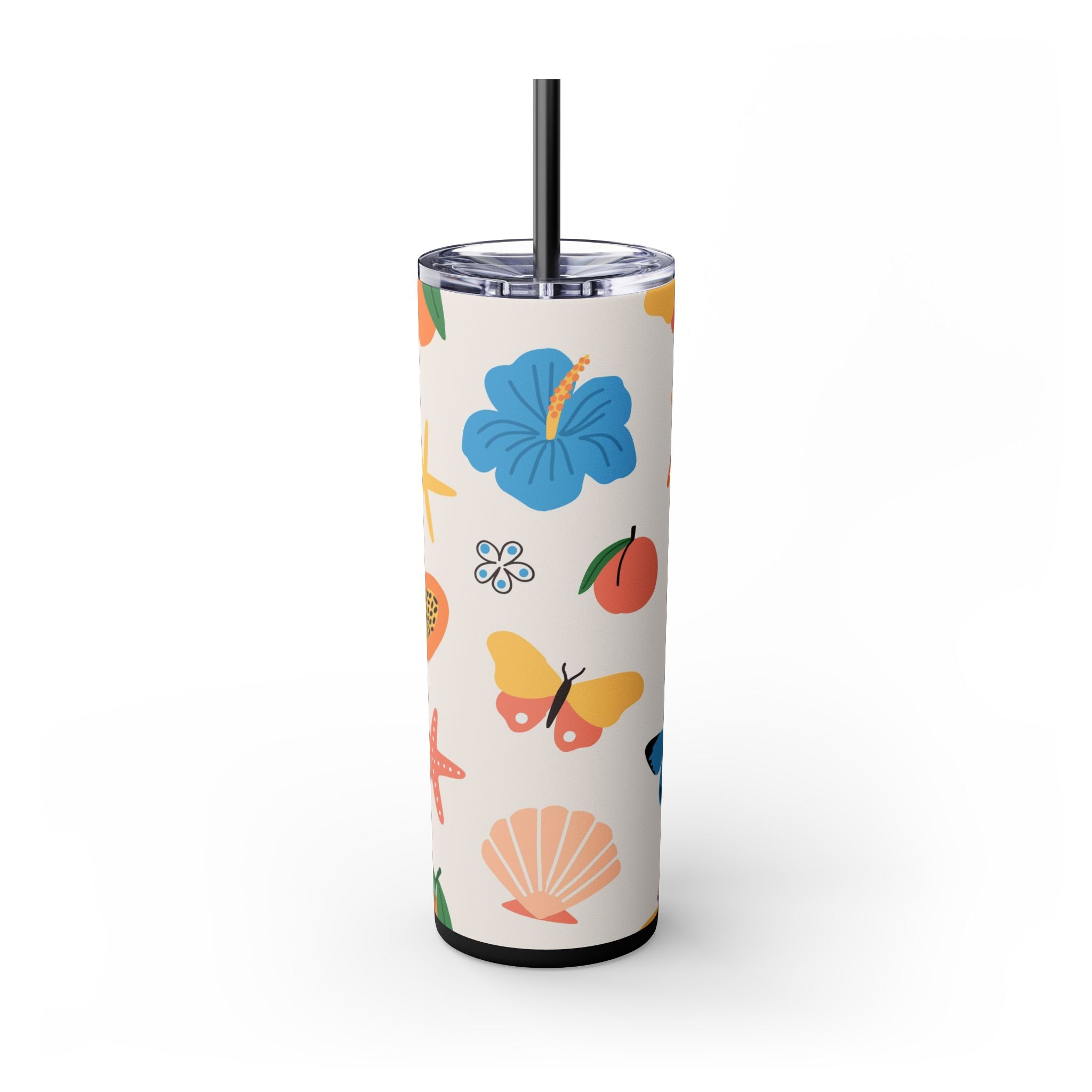 Skinny Tumbler with Straw, 20oz