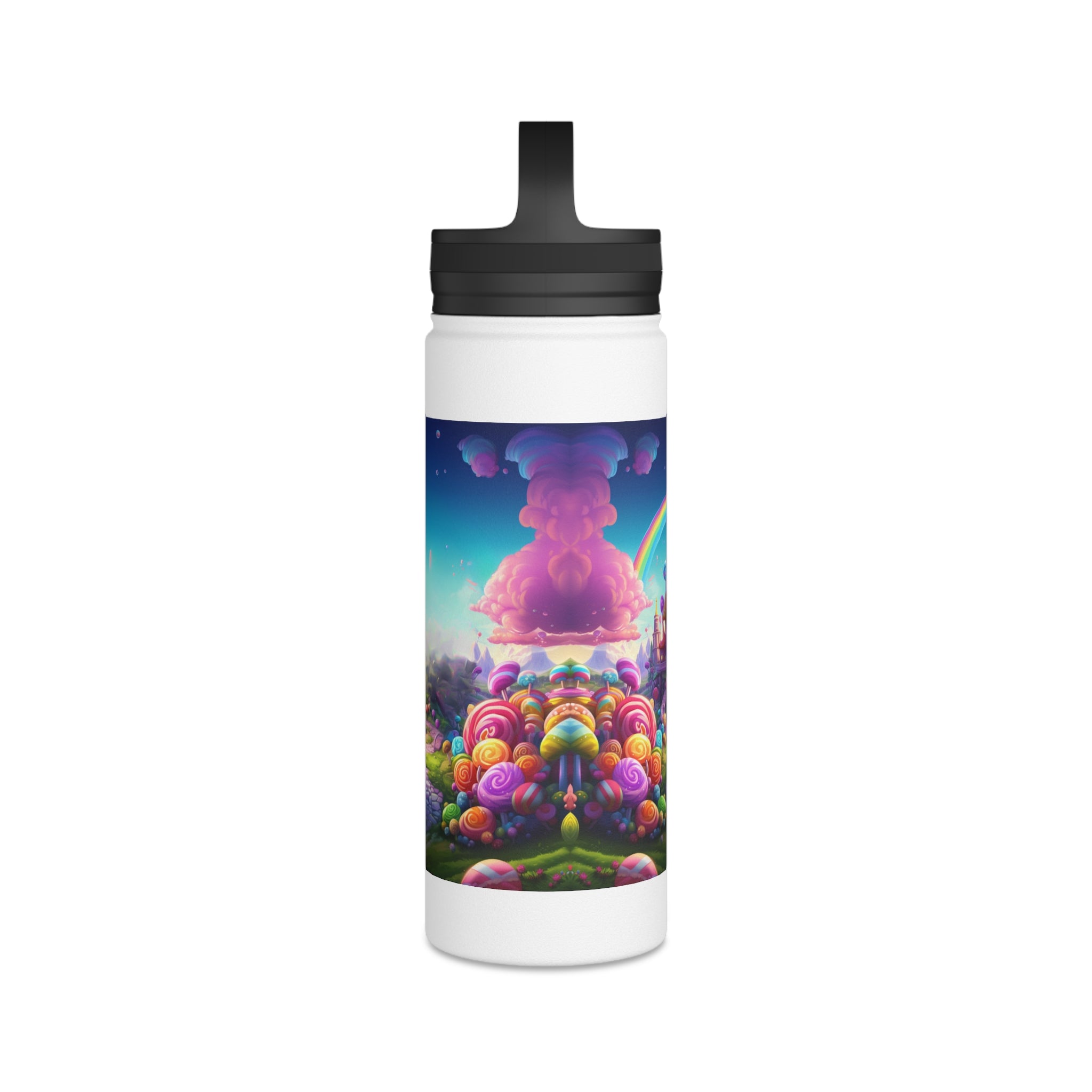 Vibrant Holiday Adventure Bottle: Stainless Steel