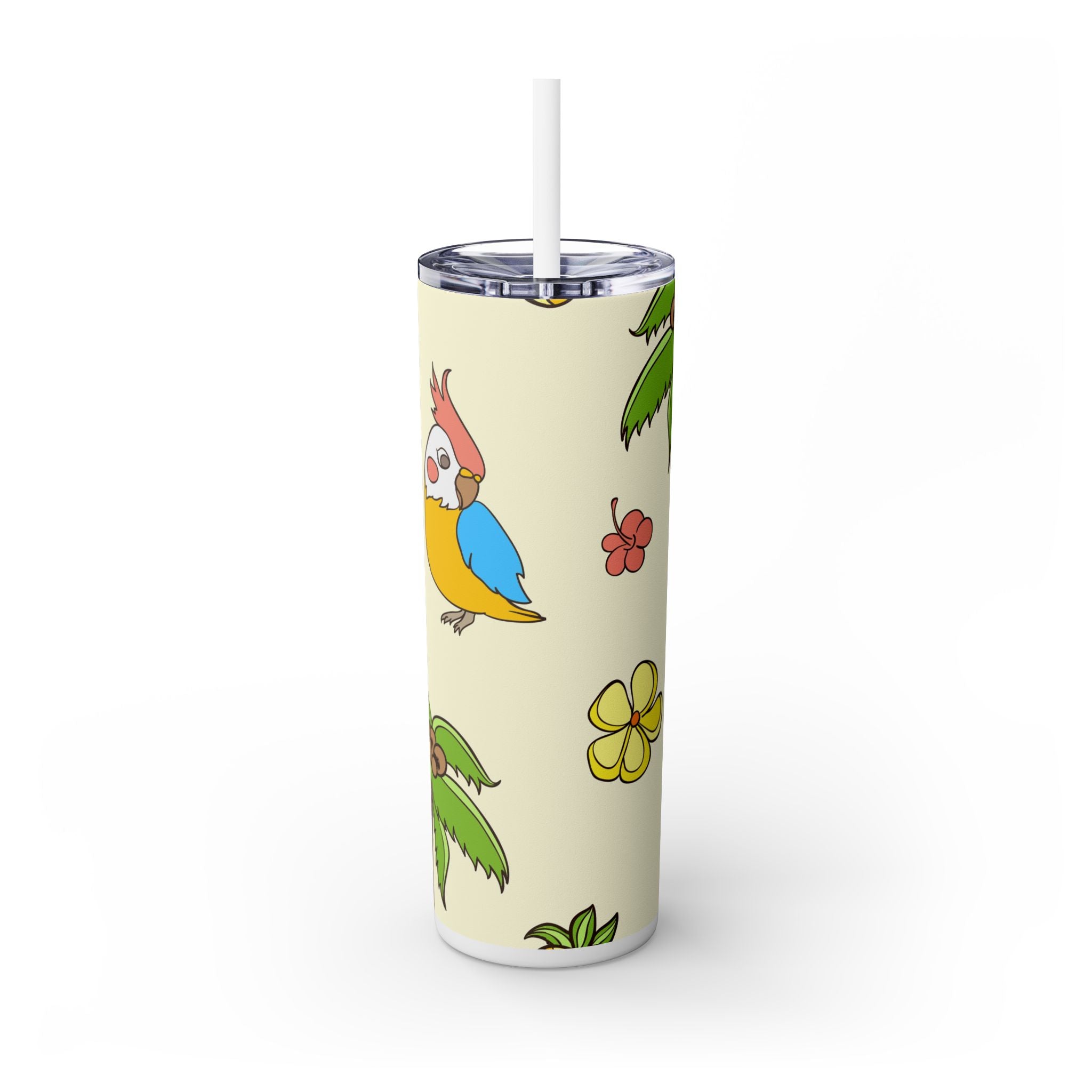 Skinny Tumbler with Straw, 20oz