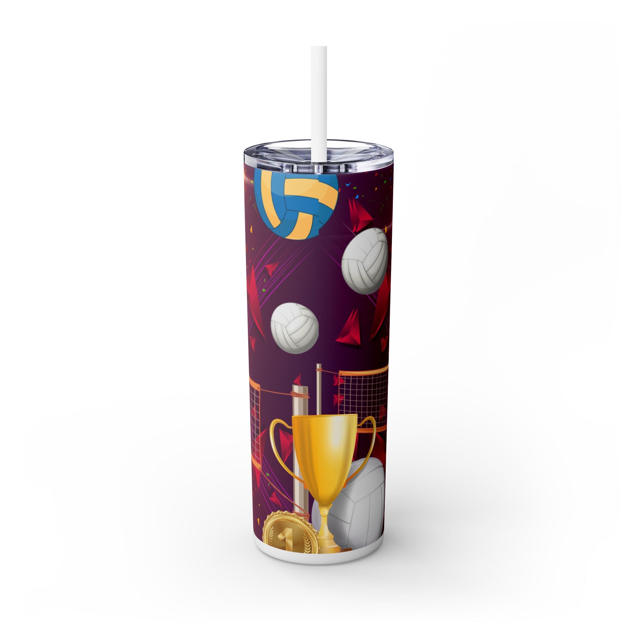 Skinny Tumbler with Straw, 20oz