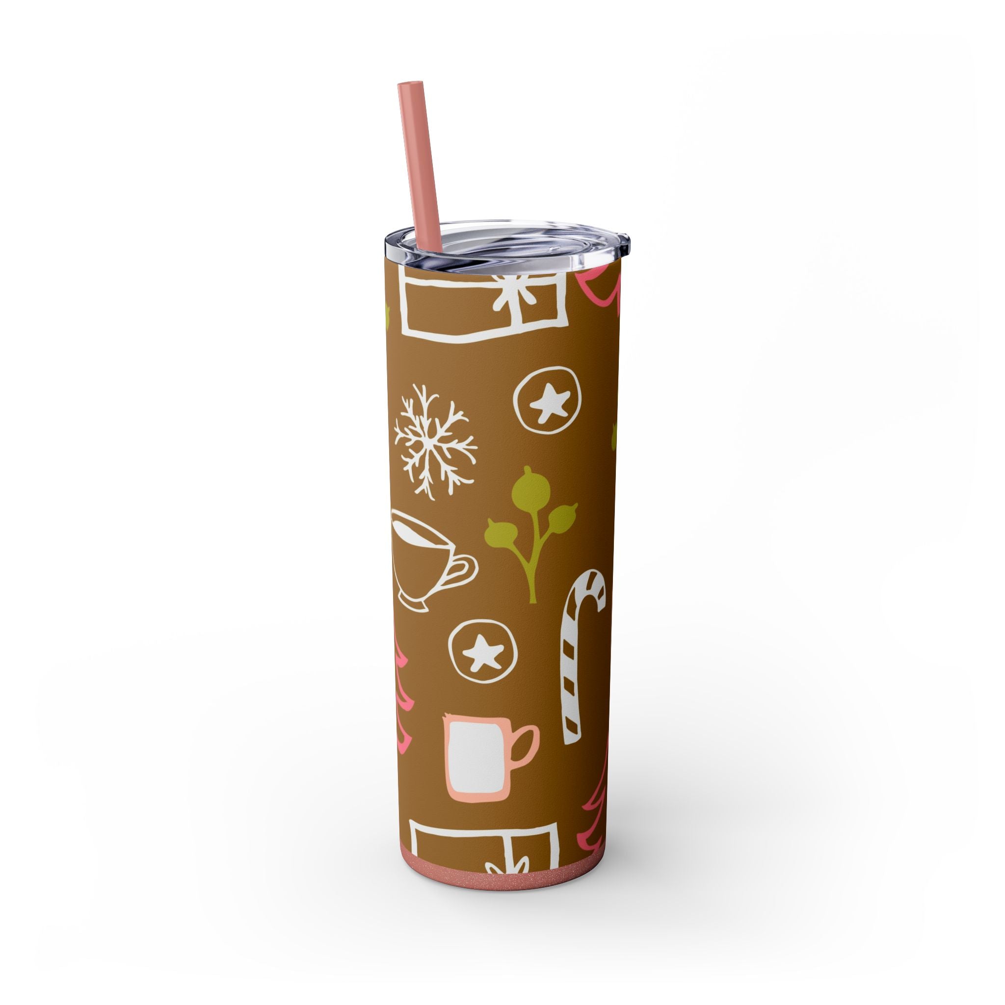 Christmas Magic 20oz Skinny Tumbler with Straw