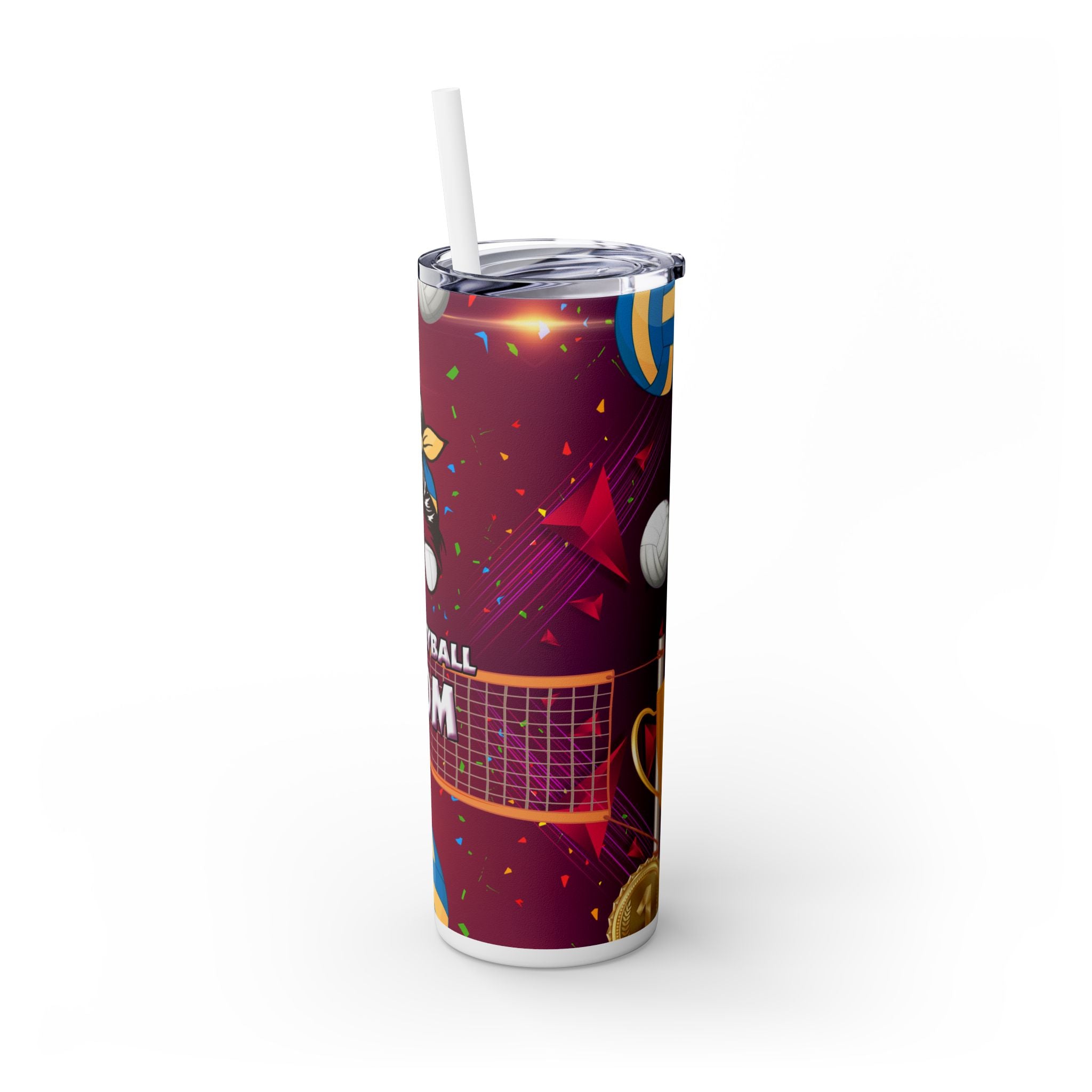 Skinny Tumbler with Straw, 20oz
