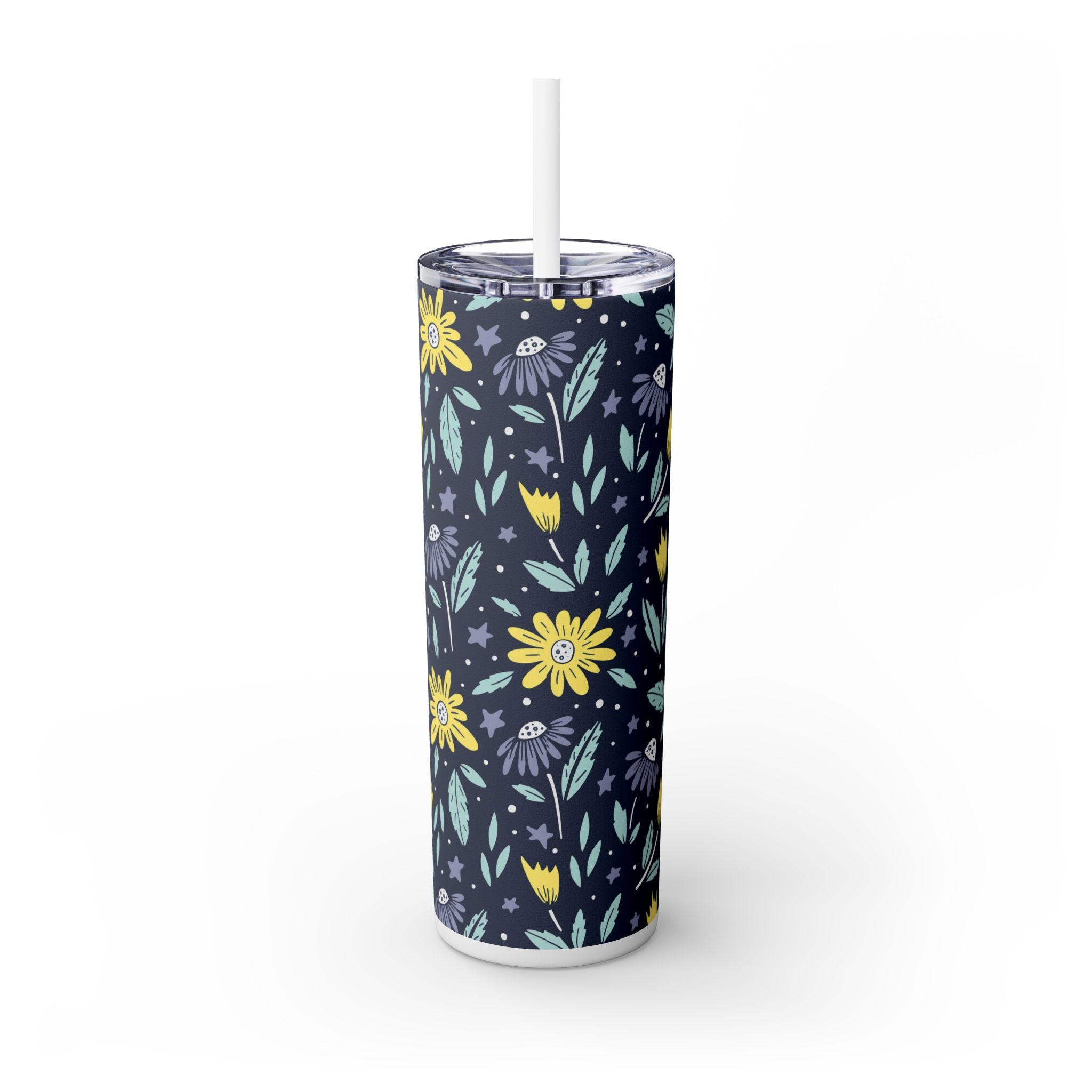 Skinny Tumbler with Straw, 20oz