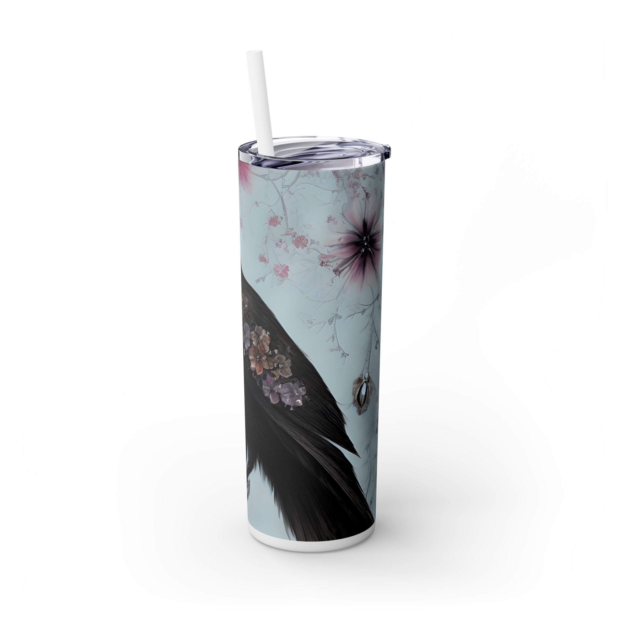 Skinny Tumbler with Straw, 20oz