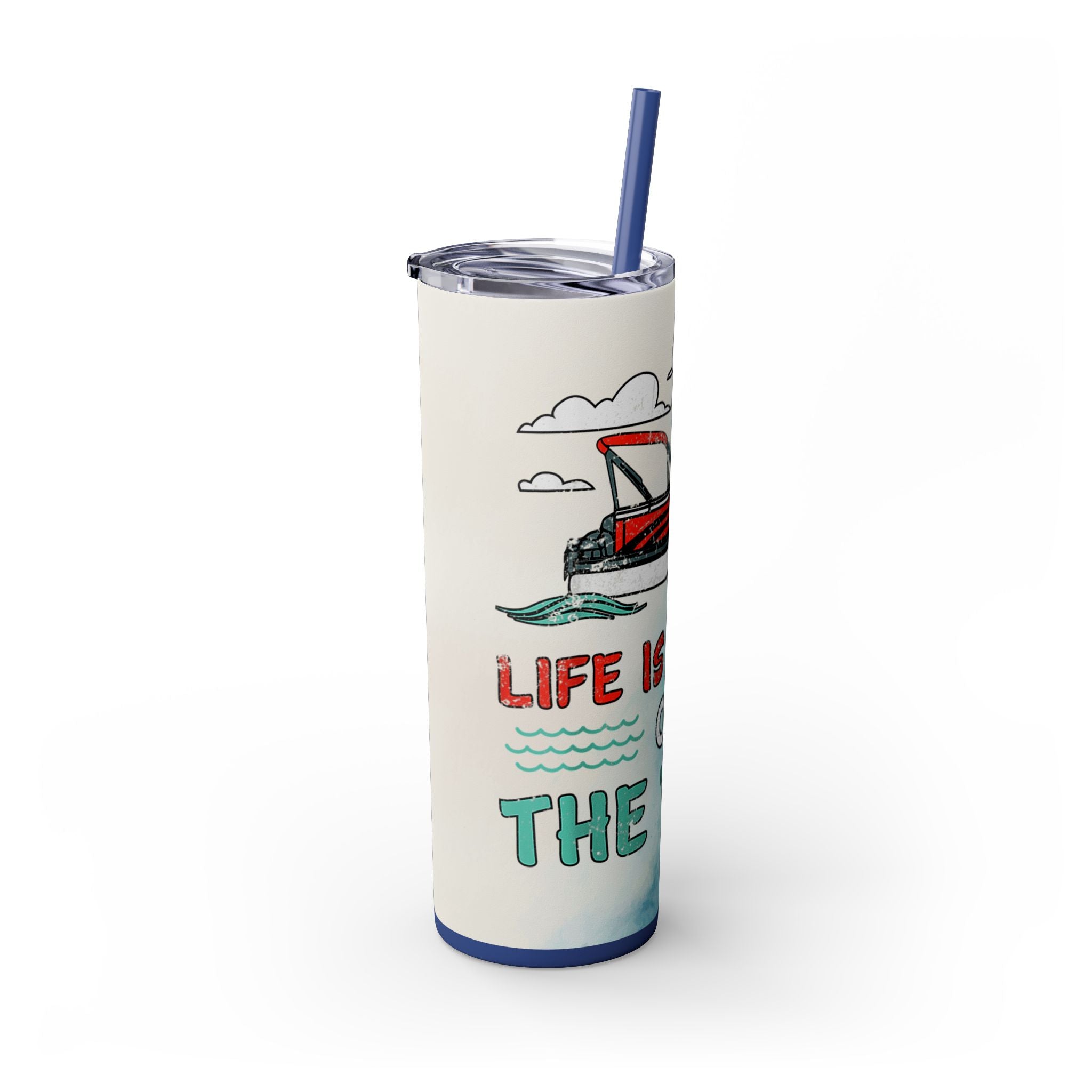 Skinny Tumbler with Straw, 20oz