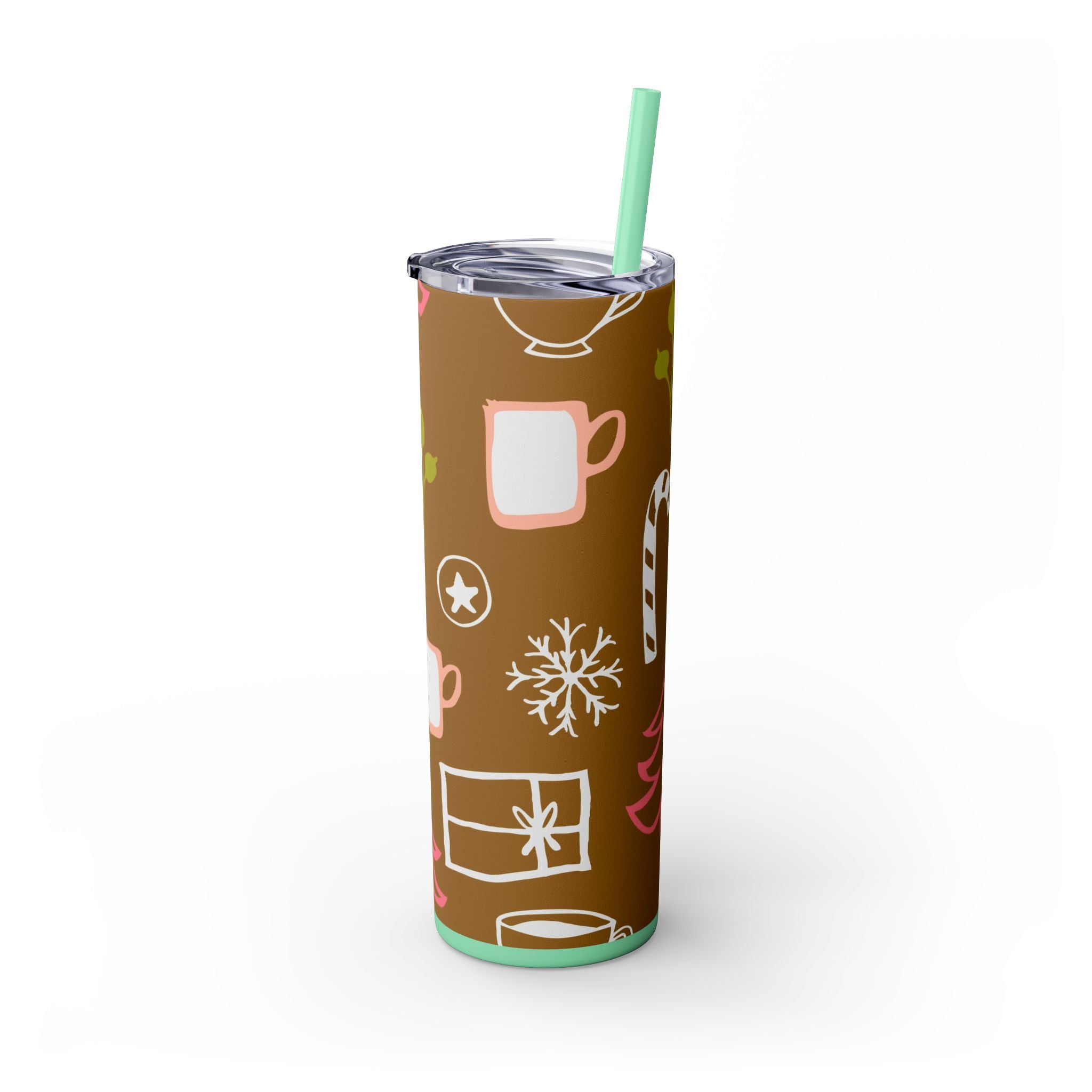 Christmas Magic 20oz Skinny Tumbler with Straw
