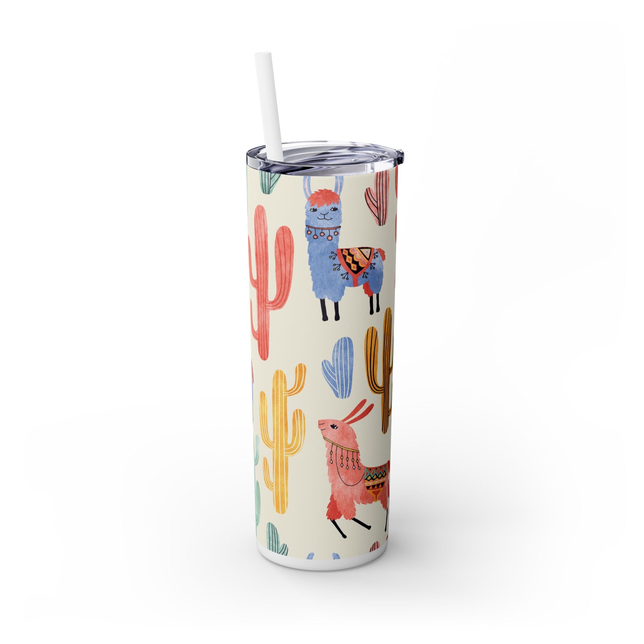 Skinny Tumbler with Straw, 20oz