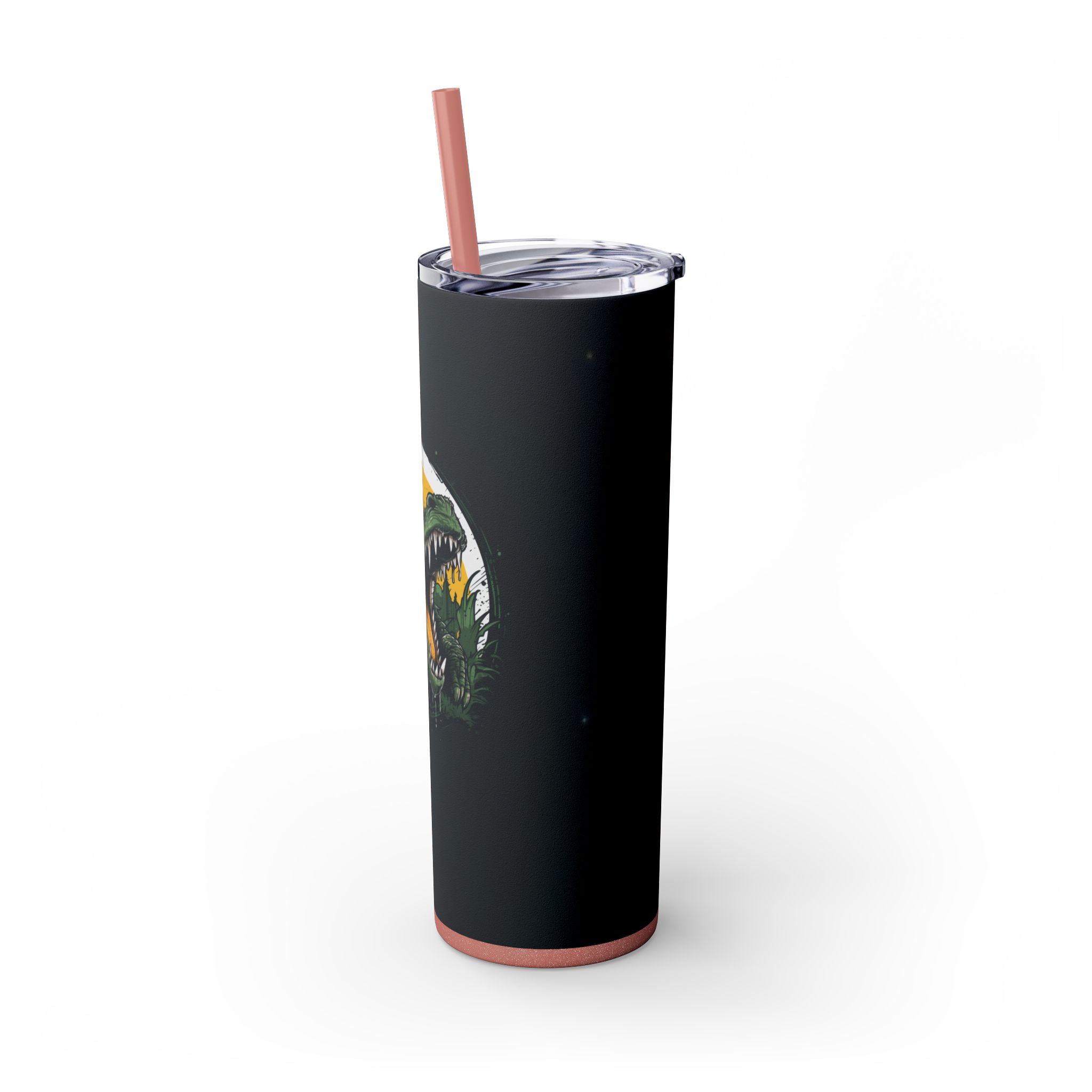 20oz Skinny Tumbler: Crocodile Print for Every Sip