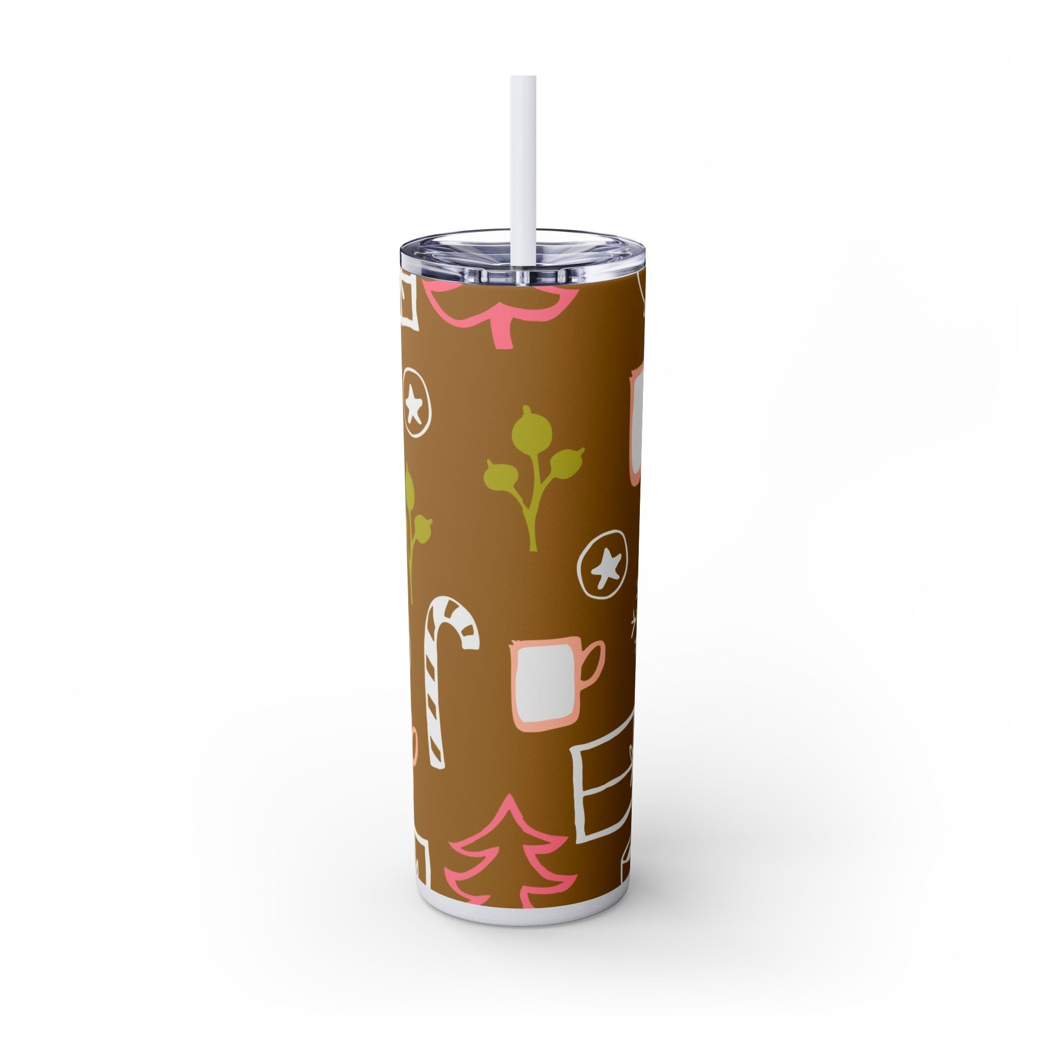 Christmas Magic 20oz Skinny Tumbler with Straw