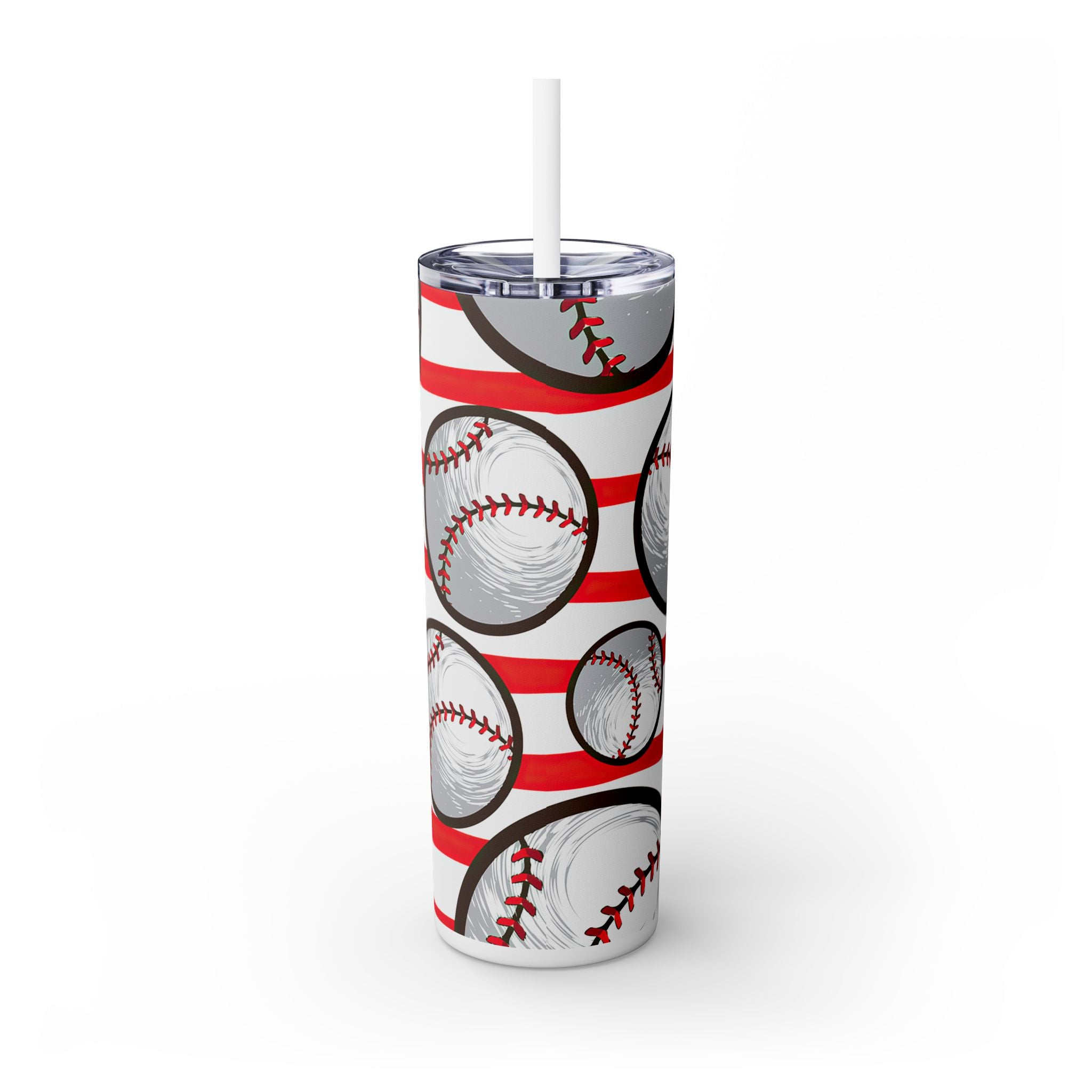 Skinny Tumbler with Straw, 20oz