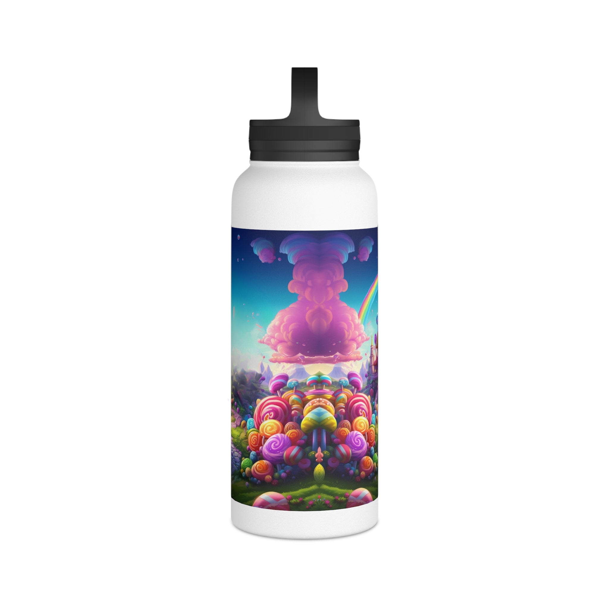 Vibrant Holiday Adventure Bottle: Stainless Steel
