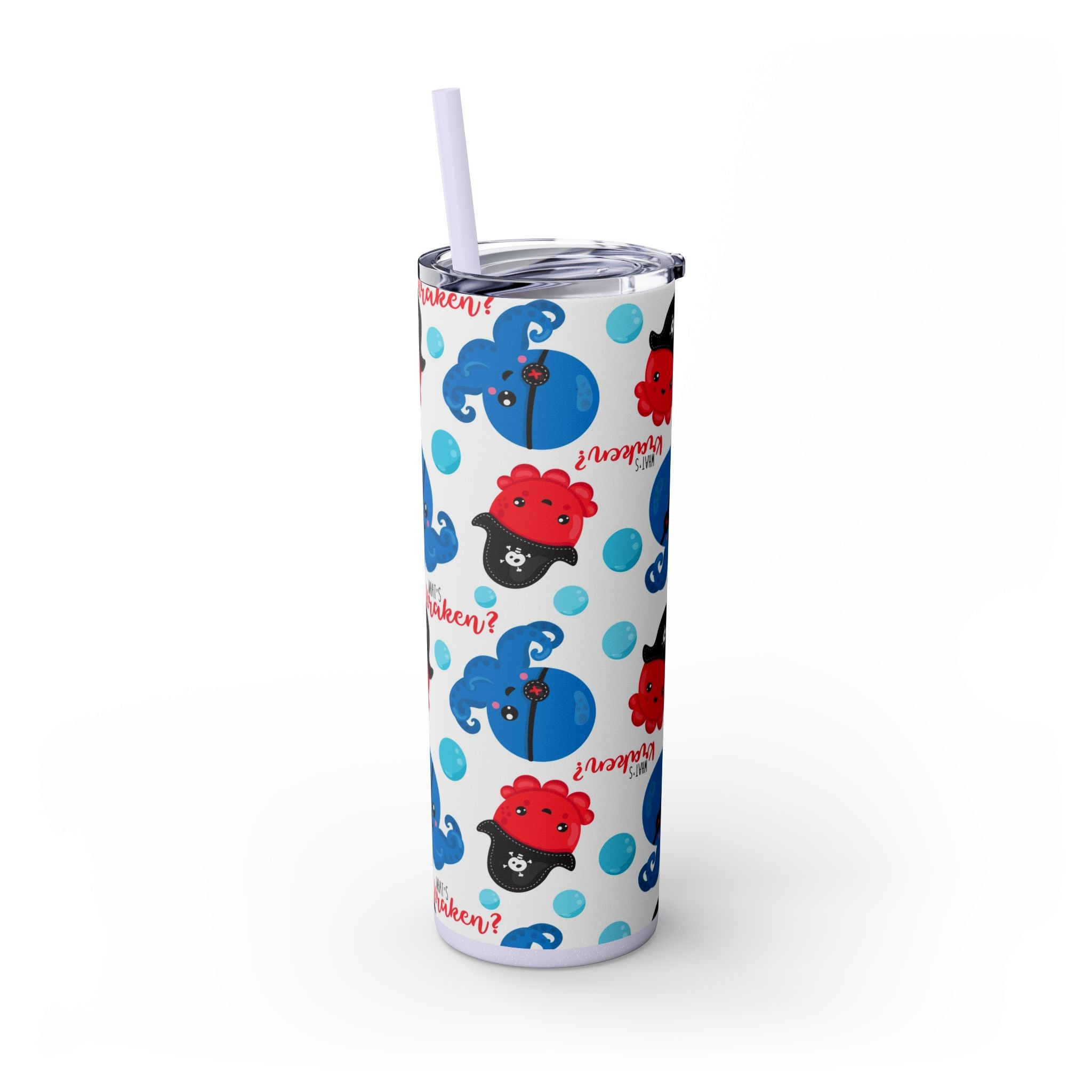 Chilling Sips: 20oz Skinny Tumbler for Halloween