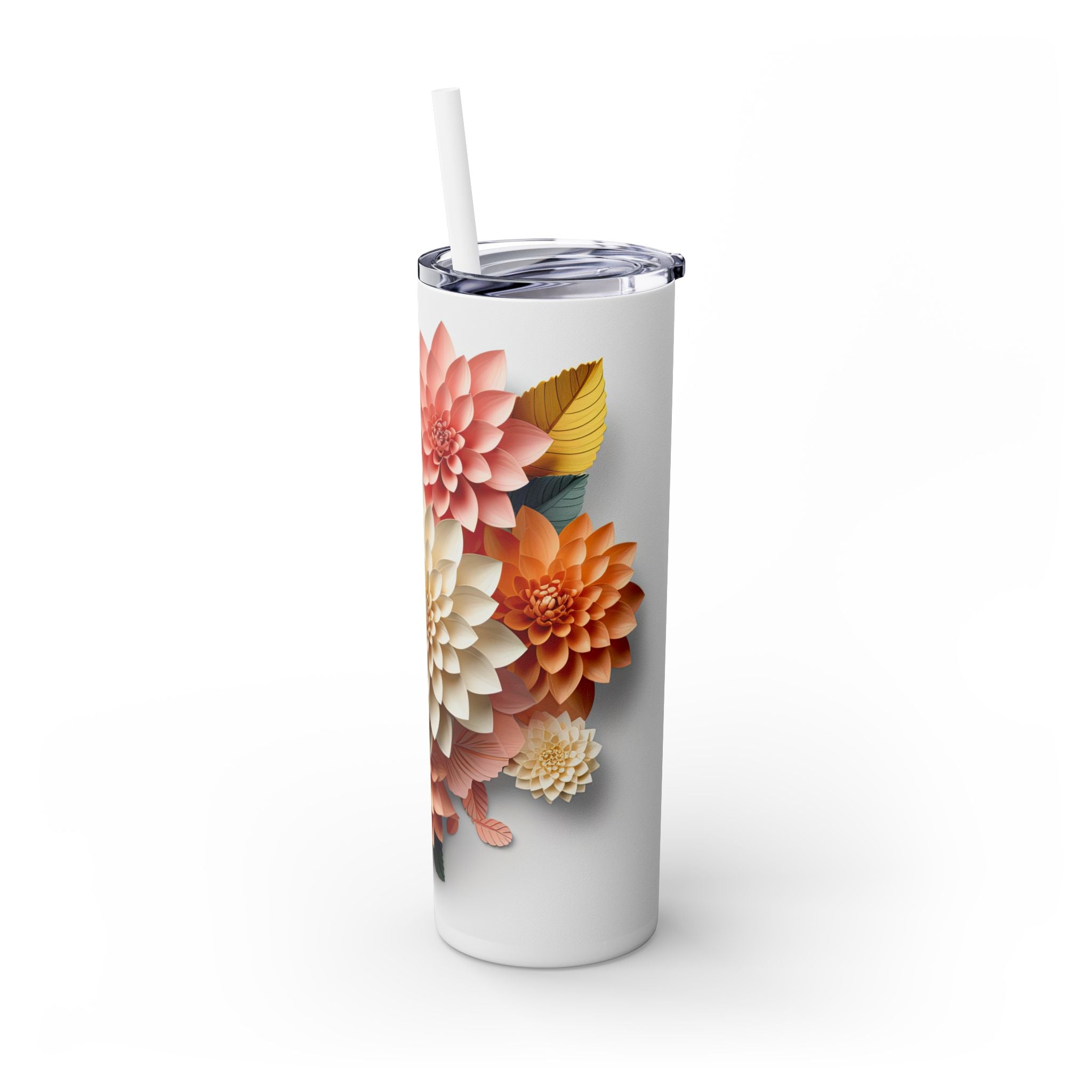 Skinny Tumbler with Straw, 20oz