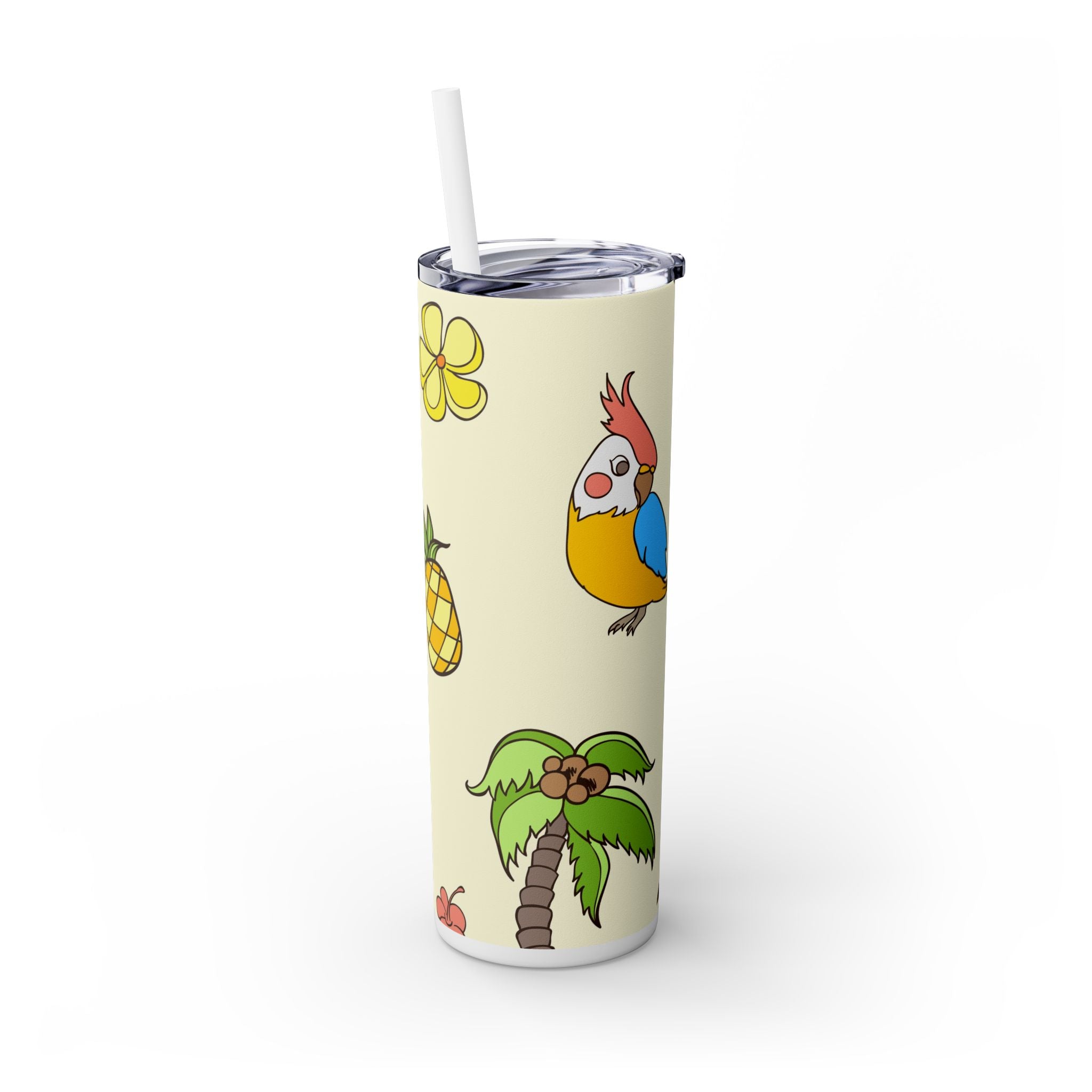 Skinny Tumbler with Straw, 20oz