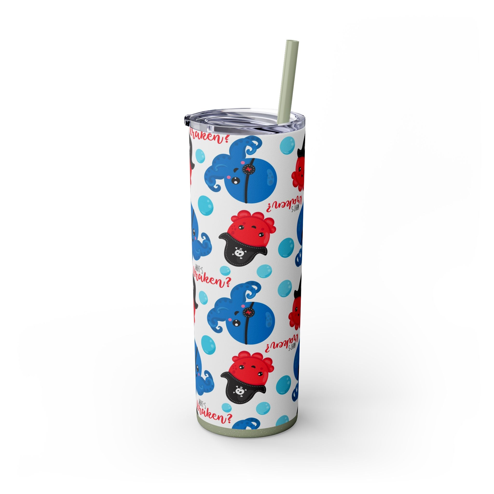 Chilling Sips: 20oz Skinny Tumbler for Halloween