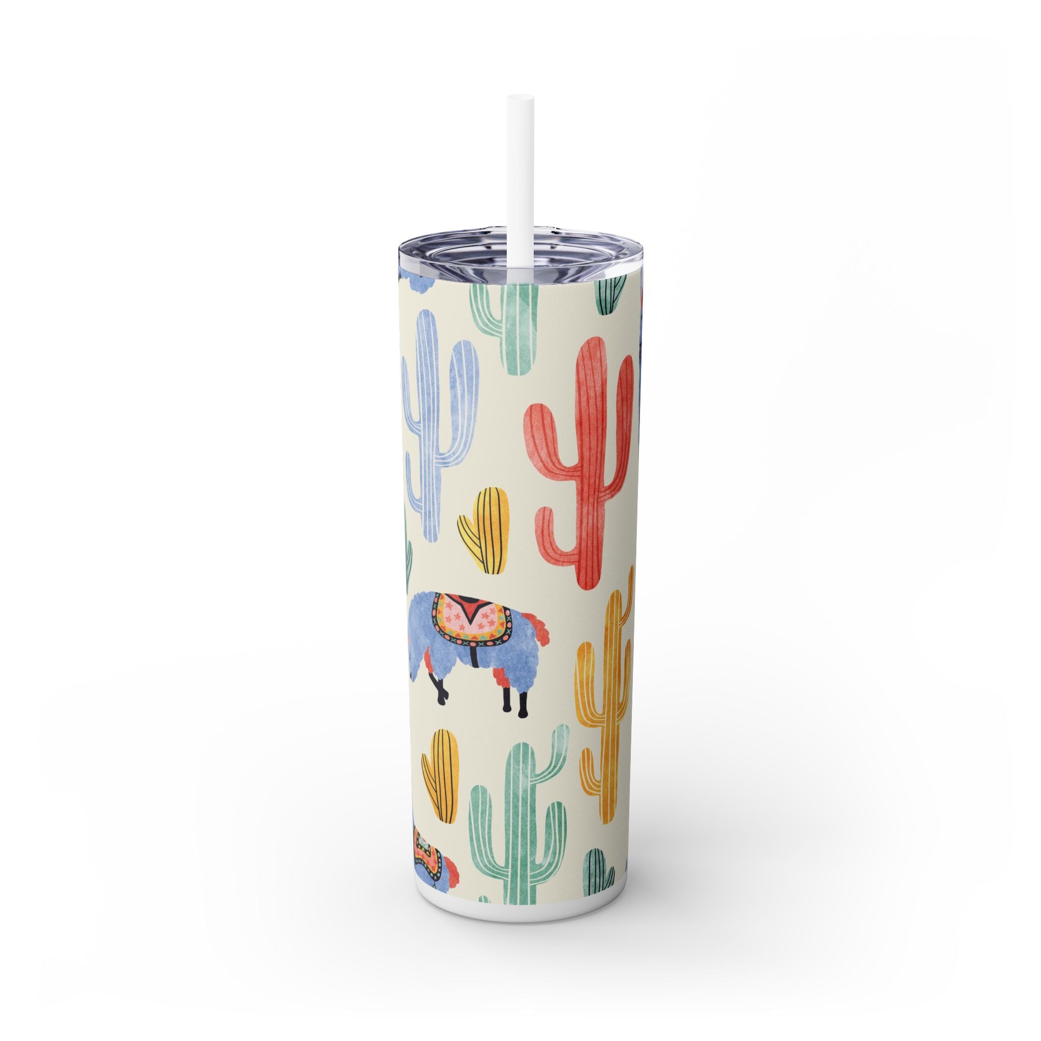 Skinny Tumbler with Straw, 20oz