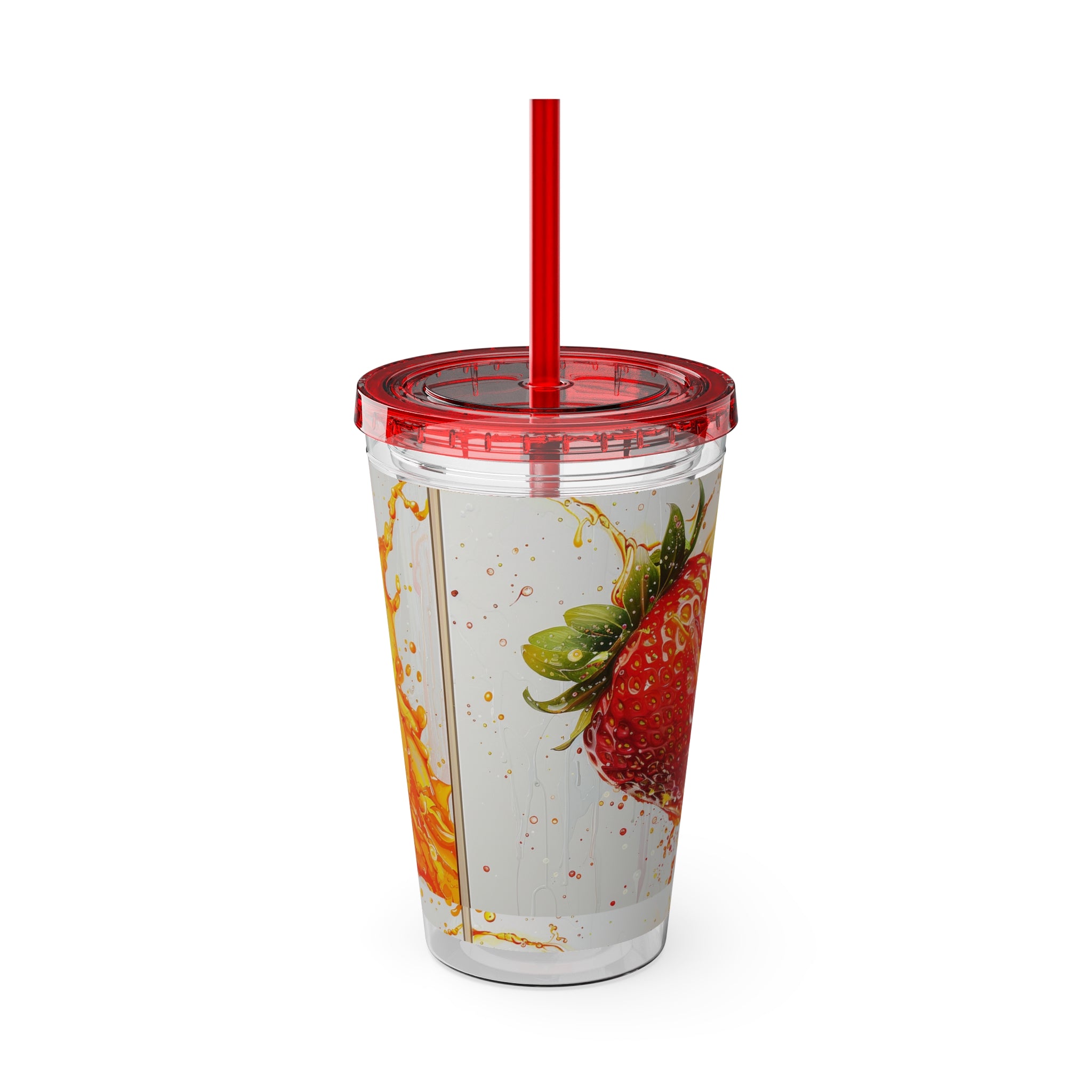 Sunsplash Tumbler with Straw, 16oz