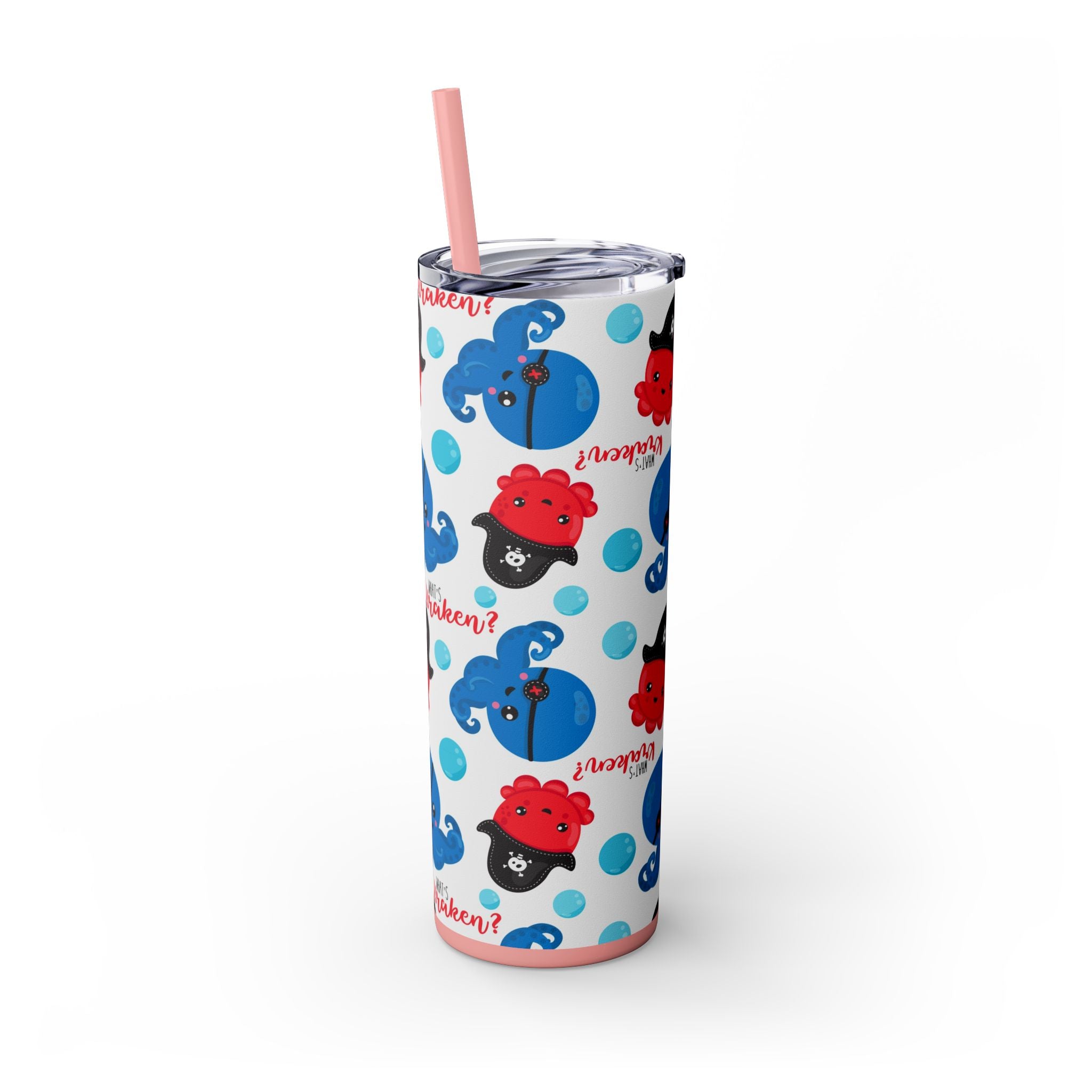 Chilling Sips: 20oz Skinny Tumbler for Halloween