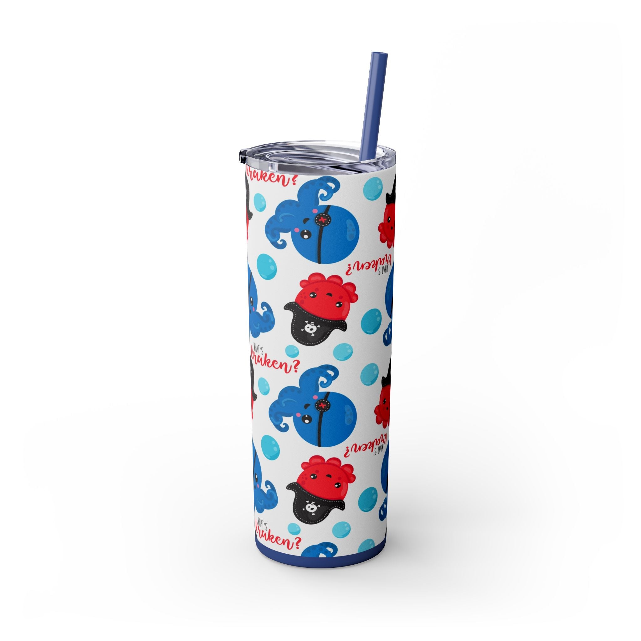 Chilling Sips: 20oz Skinny Tumbler for Halloween