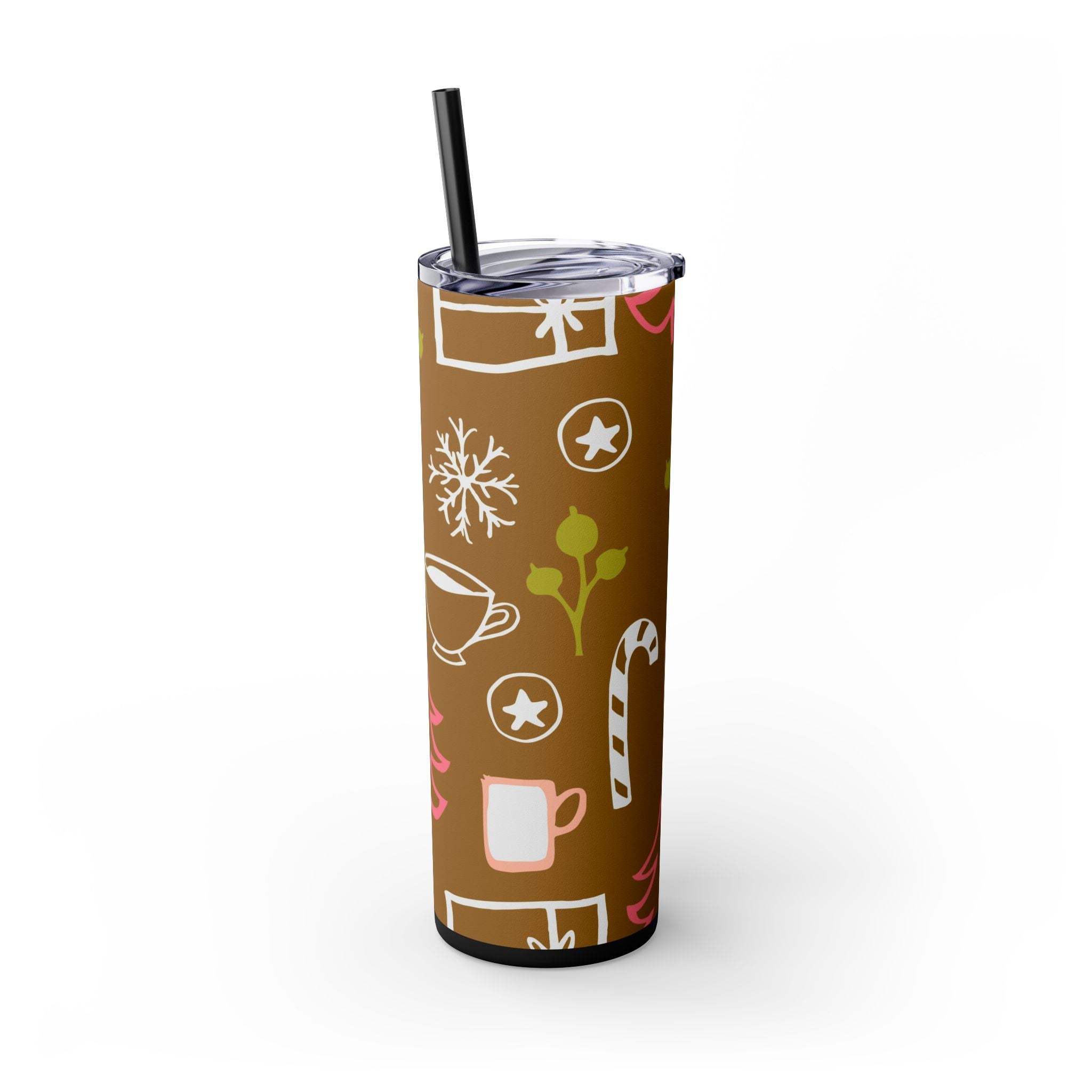 Christmas Magic 20oz Skinny Tumbler with Straw