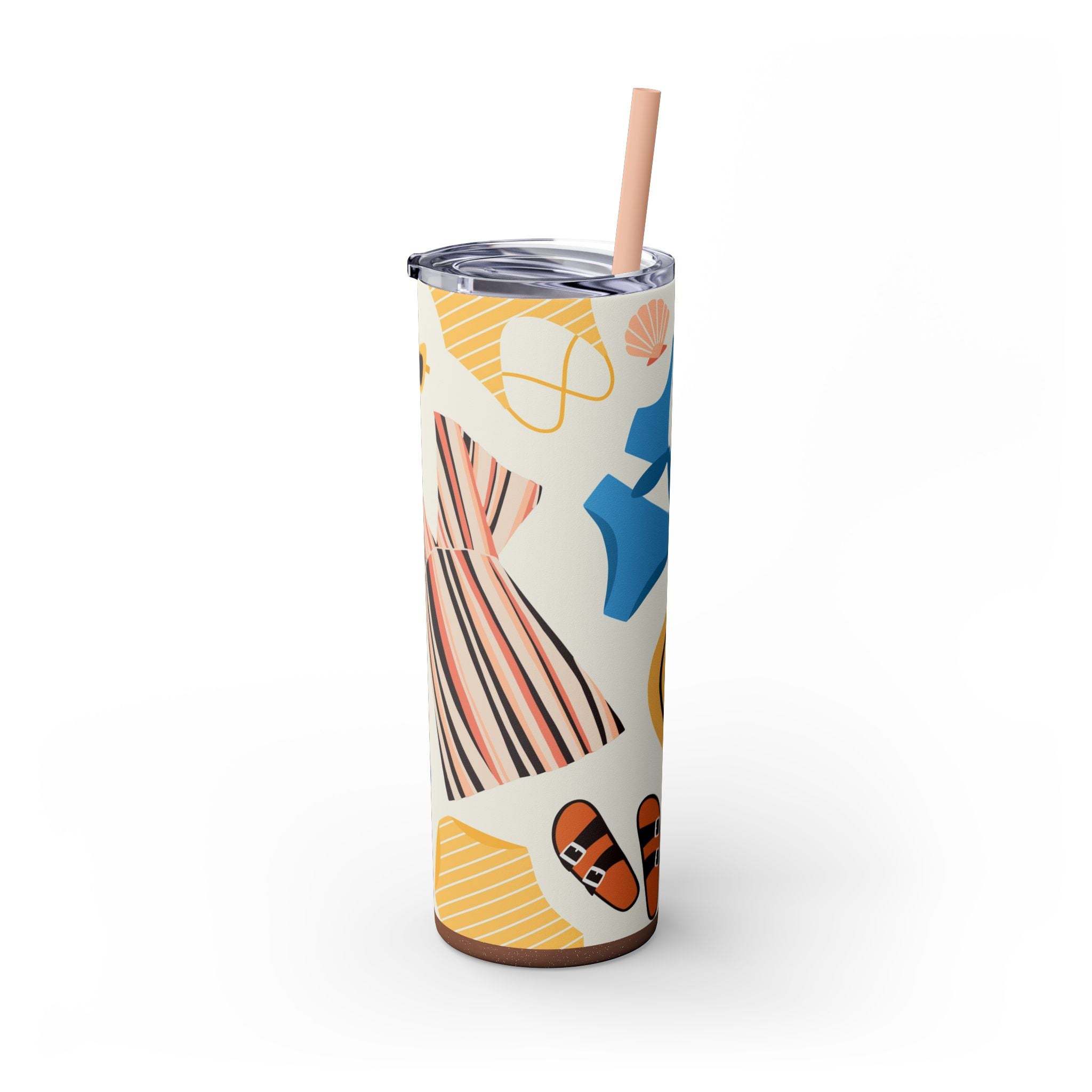 Skinny Tumbler with Straw, 20oz