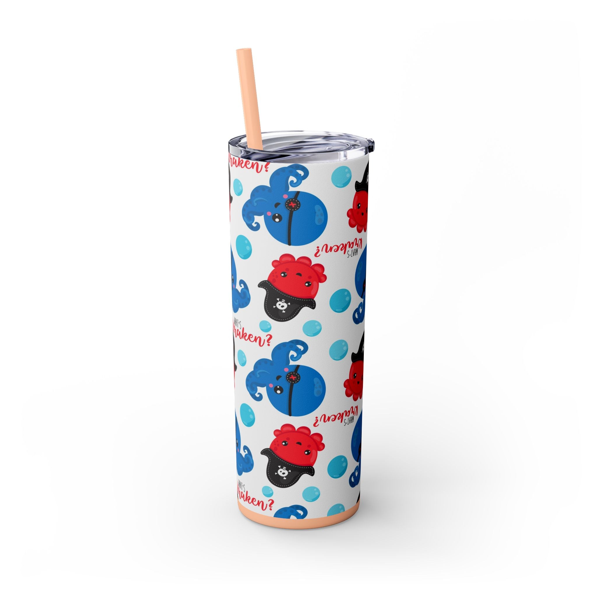 Chilling Sips: 20oz Skinny Tumbler for Halloween