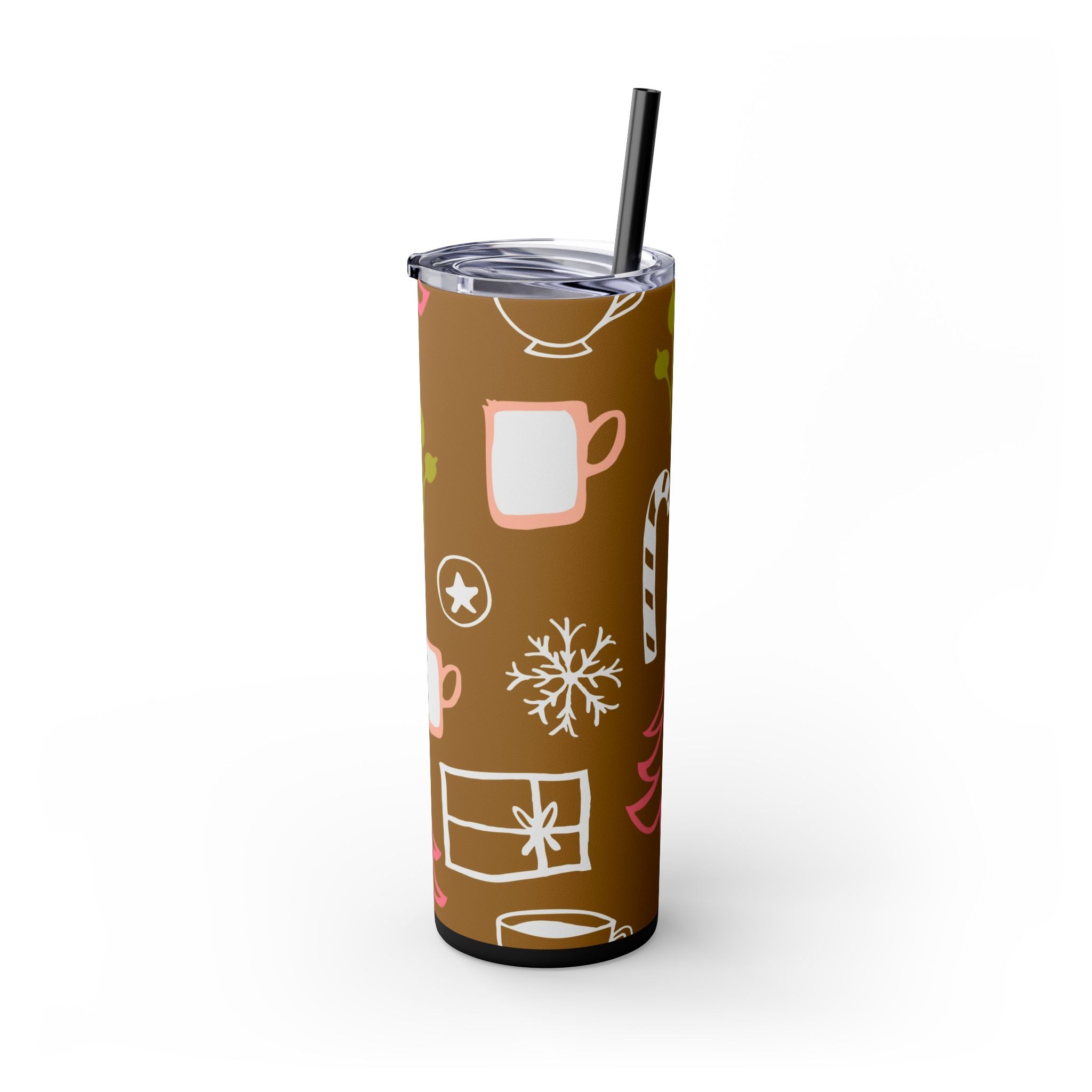 Christmas Magic 20oz Skinny Tumbler with Straw