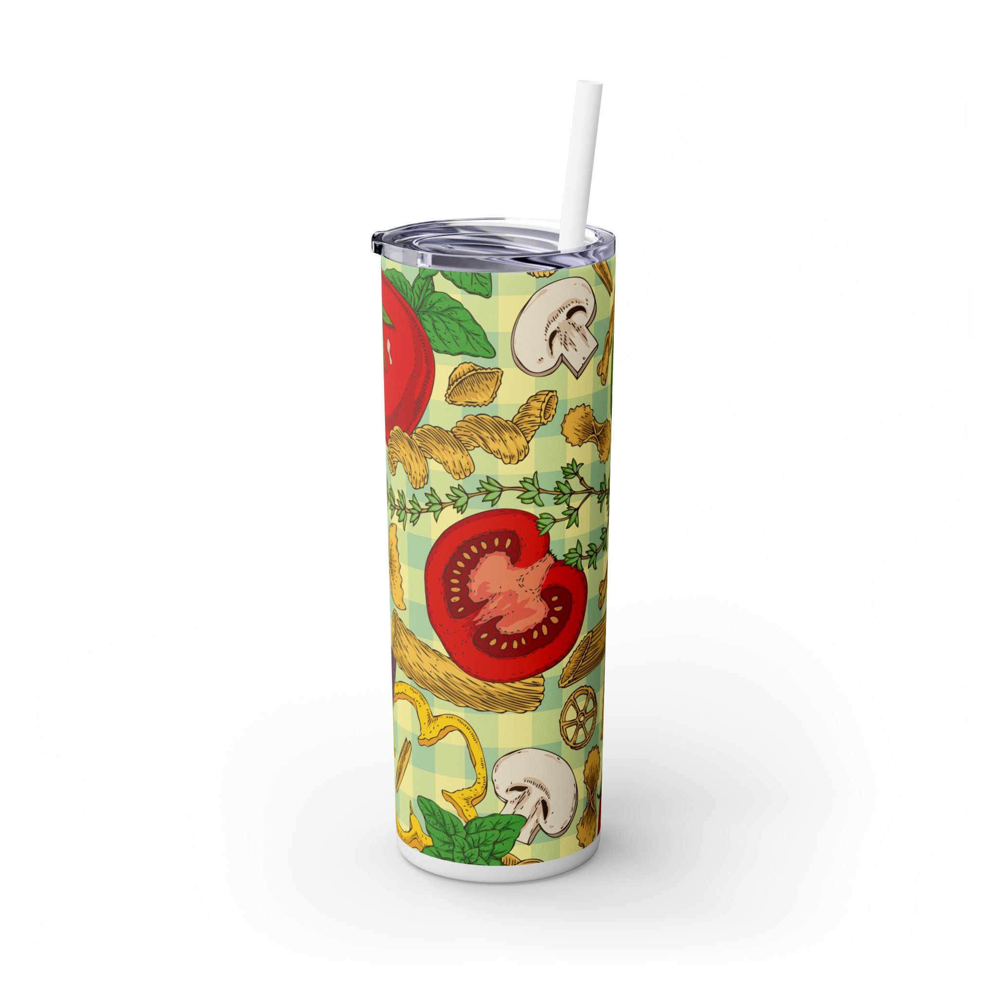 Skinny Tumbler with Straw, 20oz