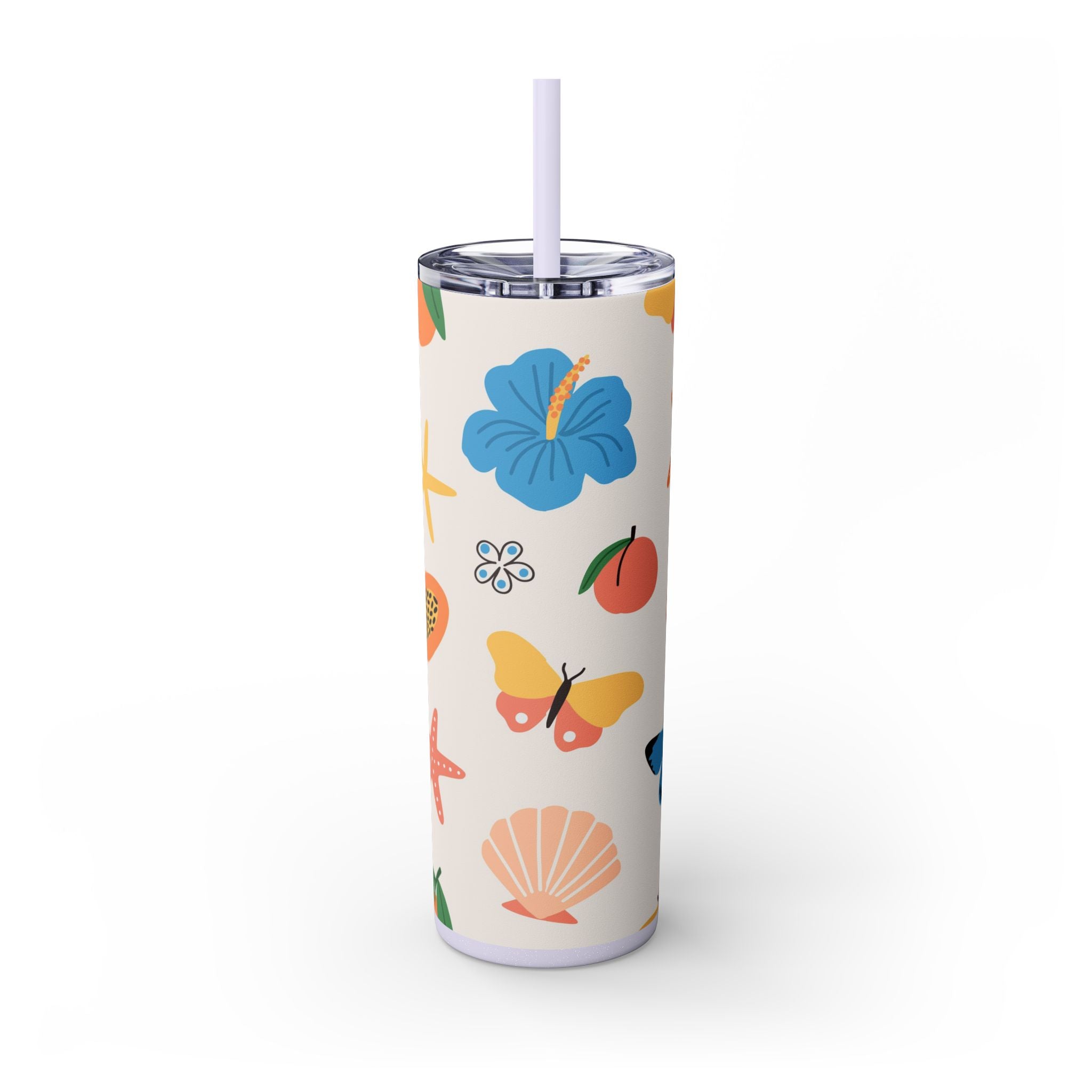 Skinny Tumbler with Straw, 20oz