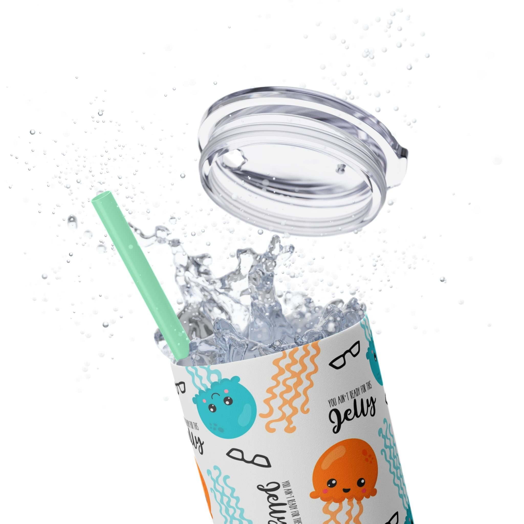 Skinny Tumbler with Straw, 20oz