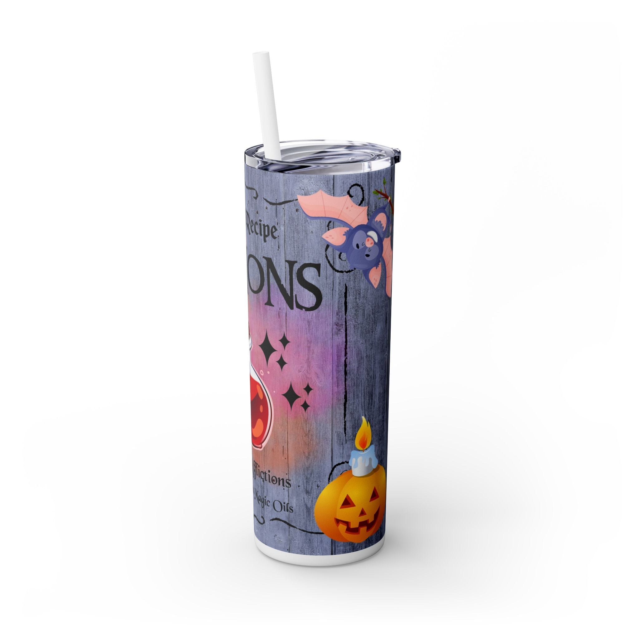 Skinny Tumbler with Straw, 20oz