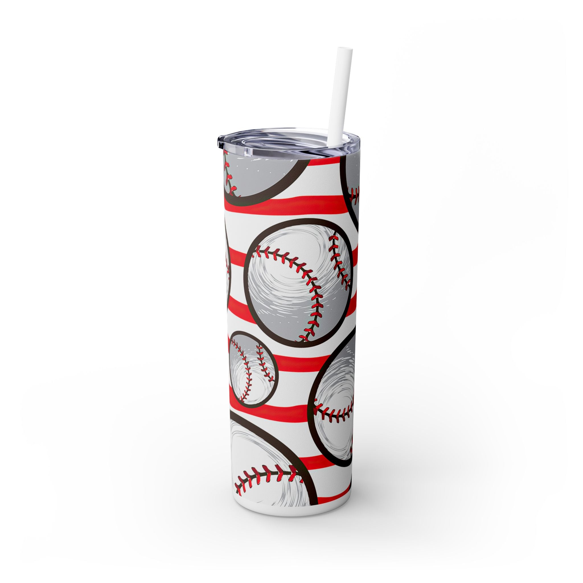 Skinny Tumbler with Straw, 20oz