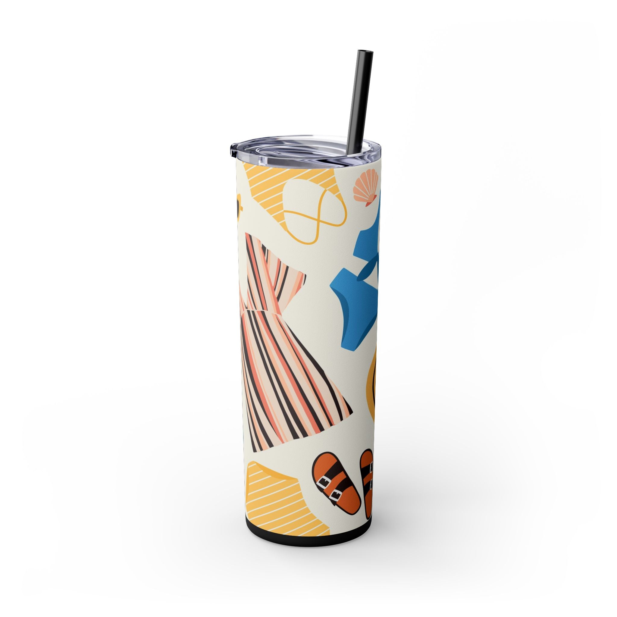 Skinny Tumbler with Straw, 20oz