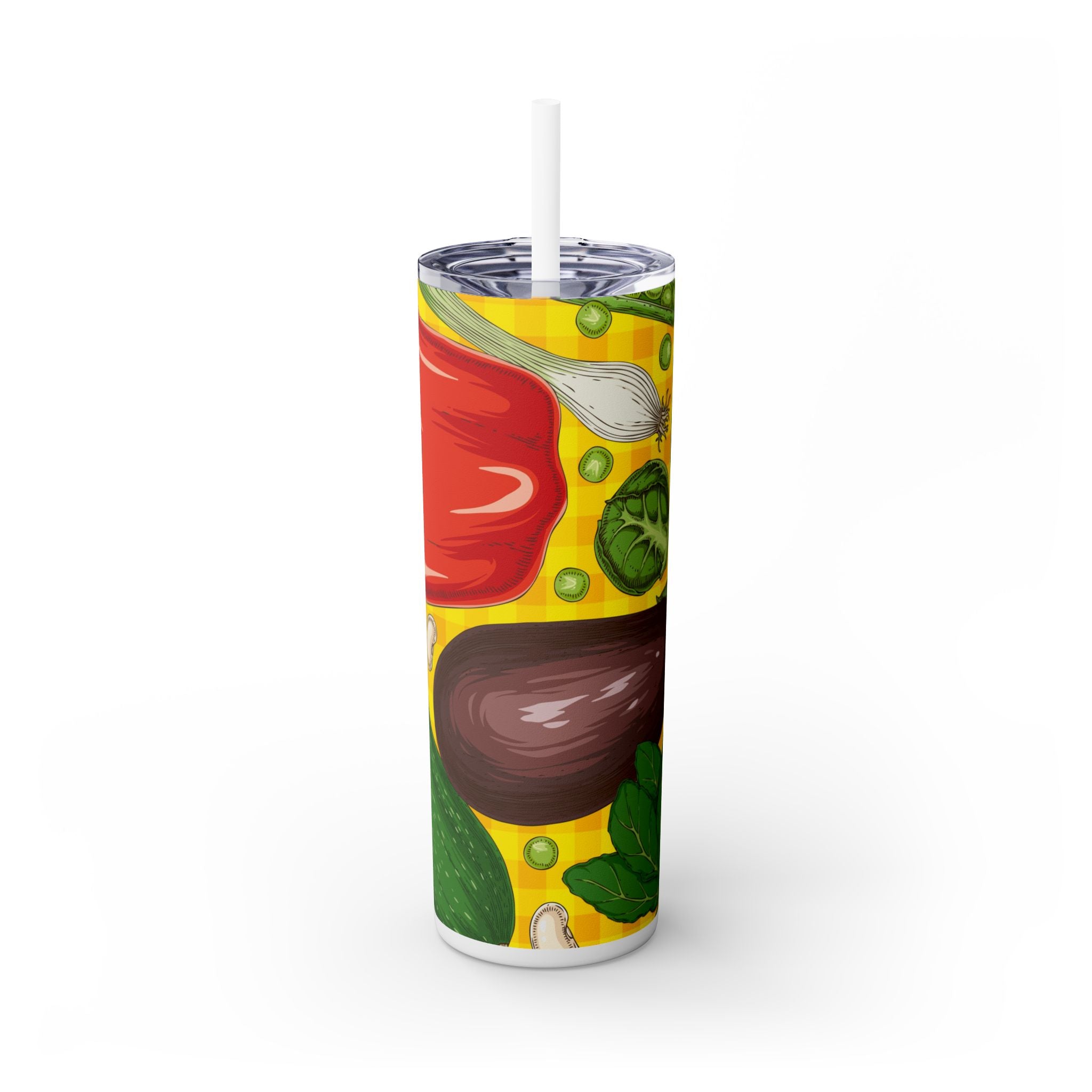 Skinny Tumbler with Straw, 20oz
