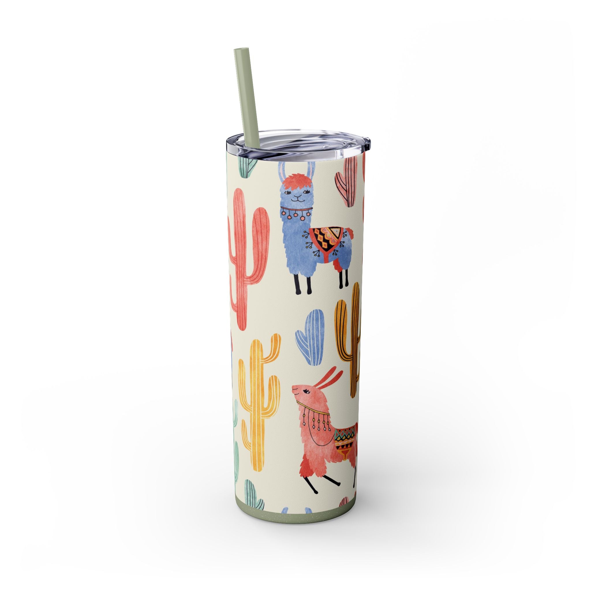 Skinny Tumbler with Straw, 20oz