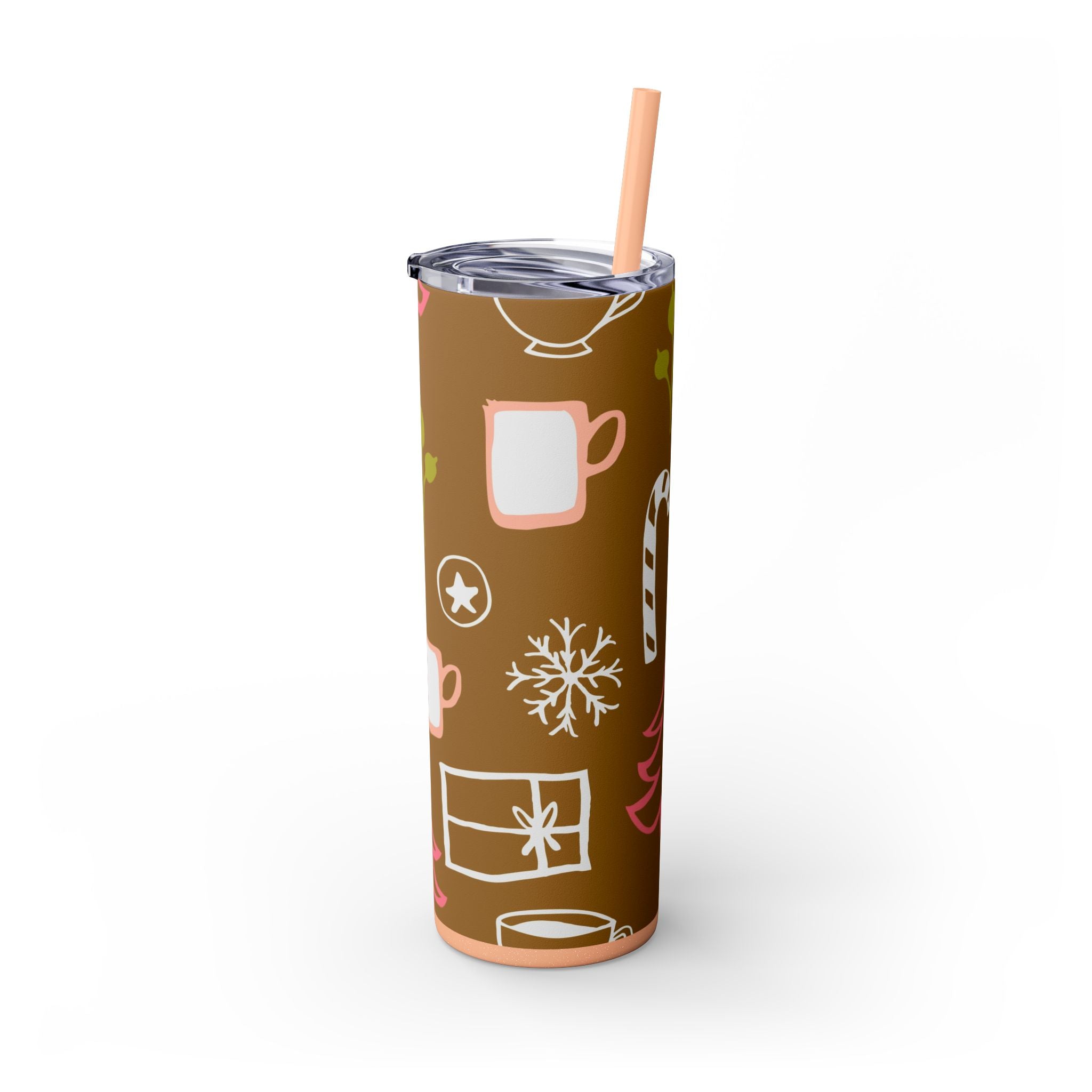 Christmas Magic 20oz Skinny Tumbler with Straw