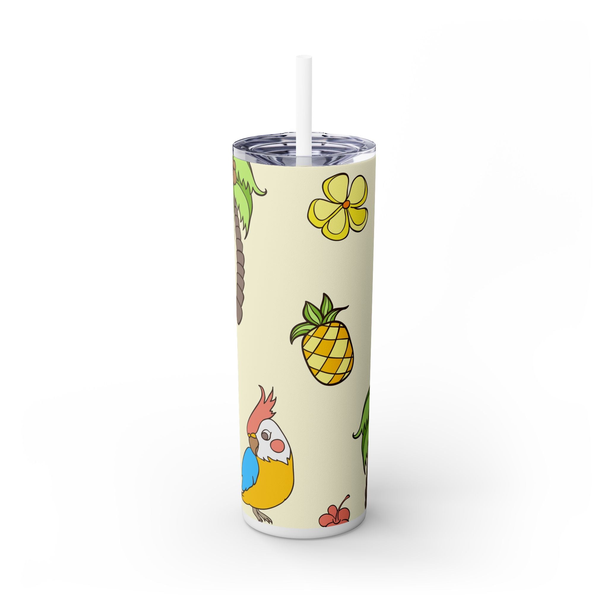 Skinny Tumbler with Straw, 20oz