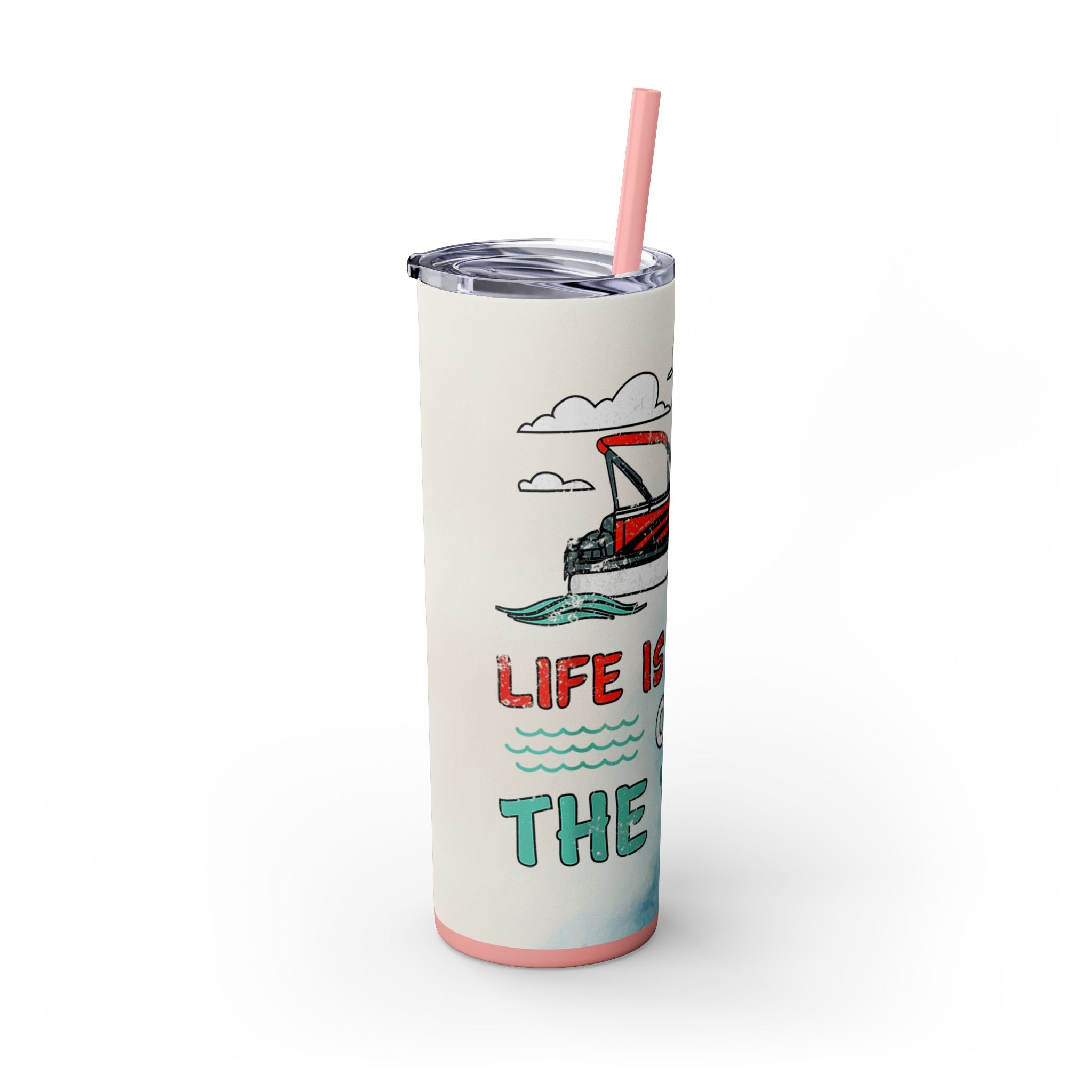 Skinny Tumbler with Straw, 20oz