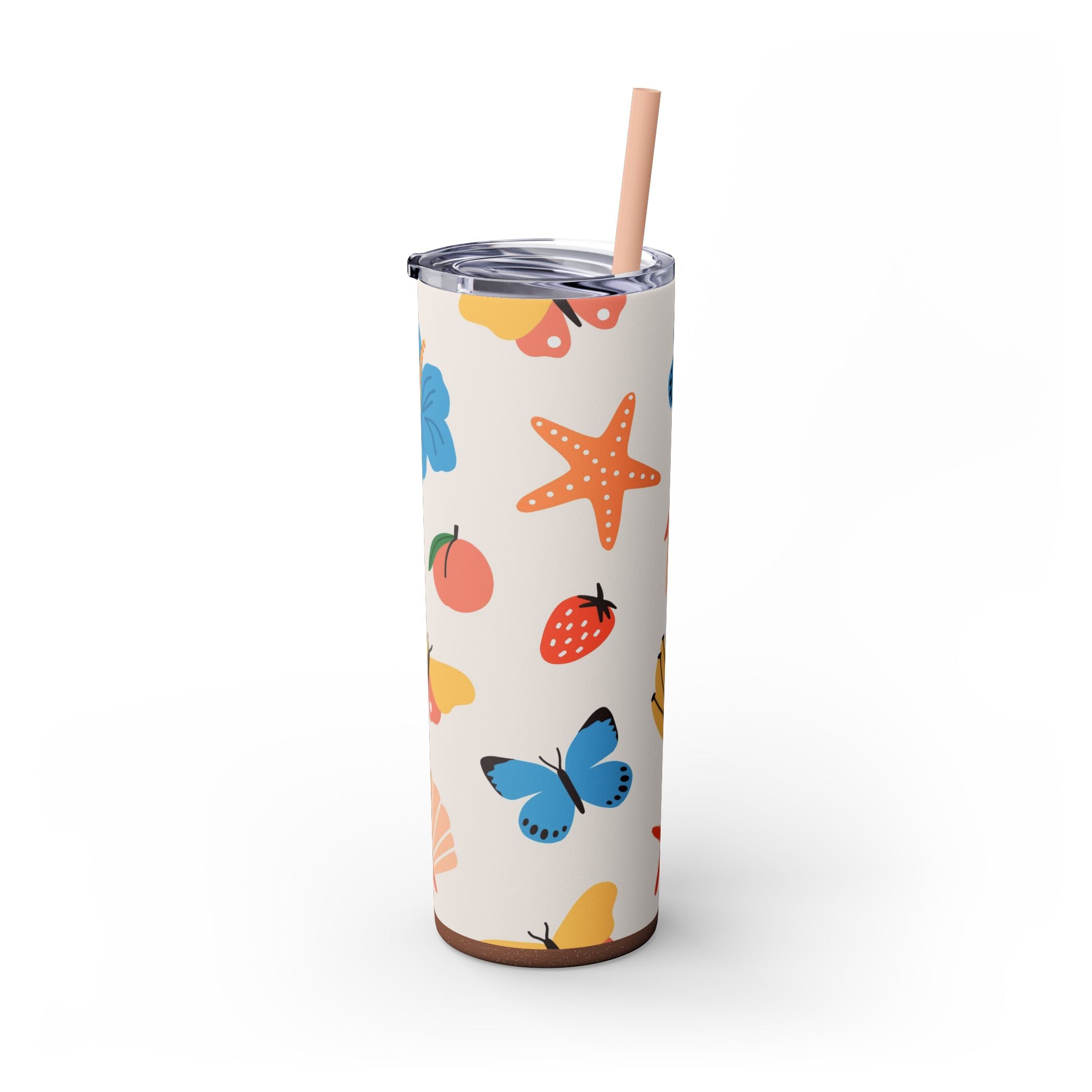 Skinny Tumbler with Straw, 20oz