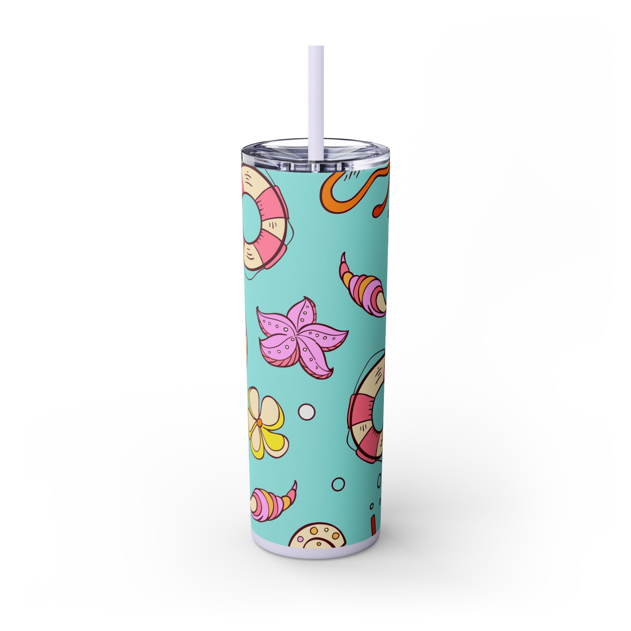 Skinny Tumbler with Straw, 20oz