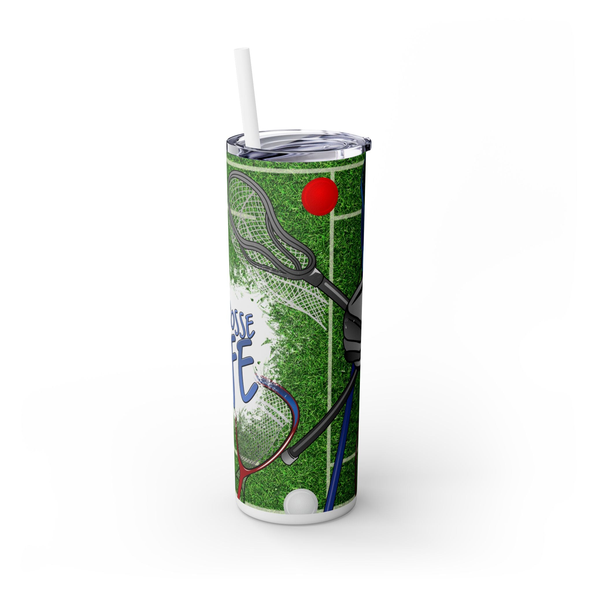 Skinny Tumbler with Straw, 20oz