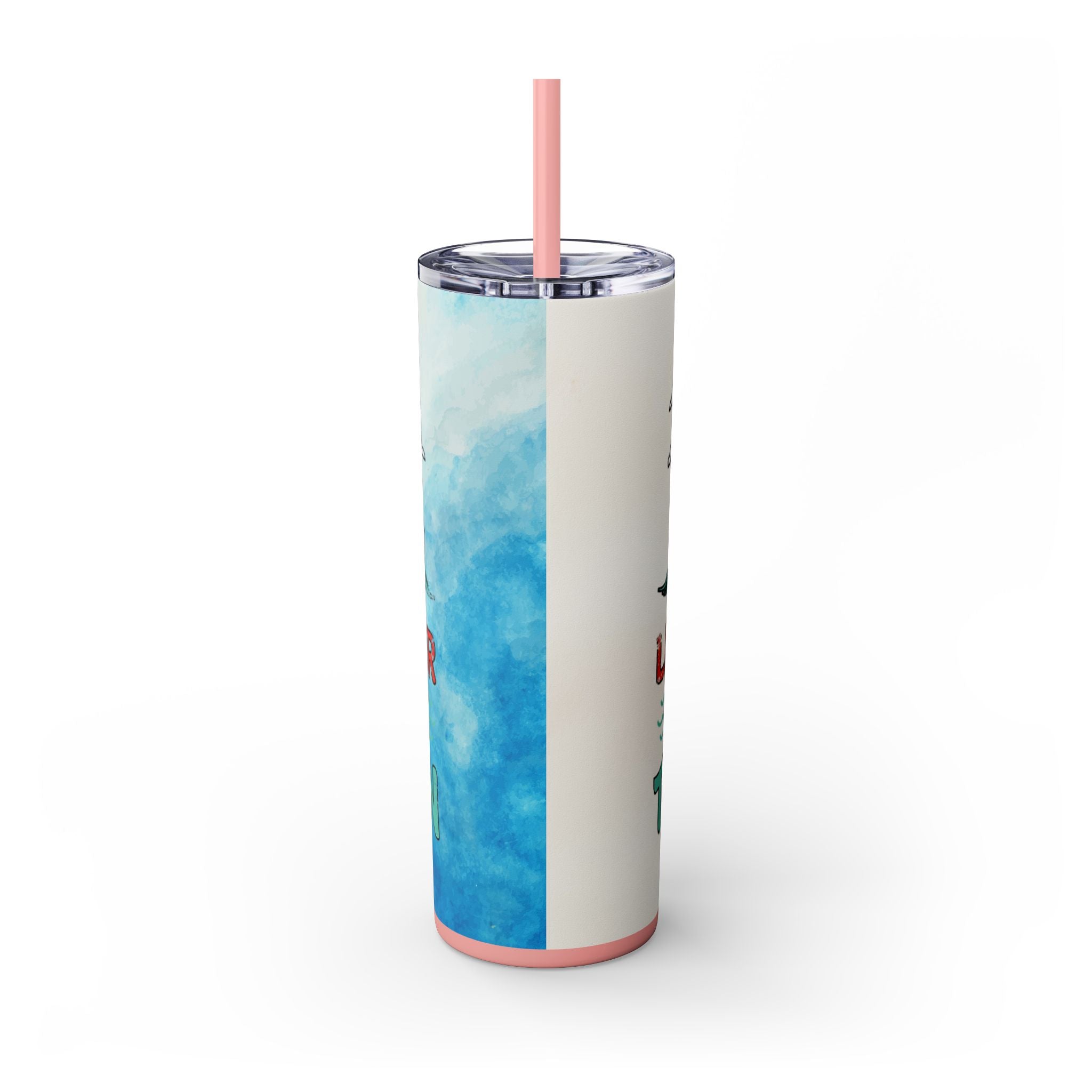 Skinny Tumbler with Straw, 20oz