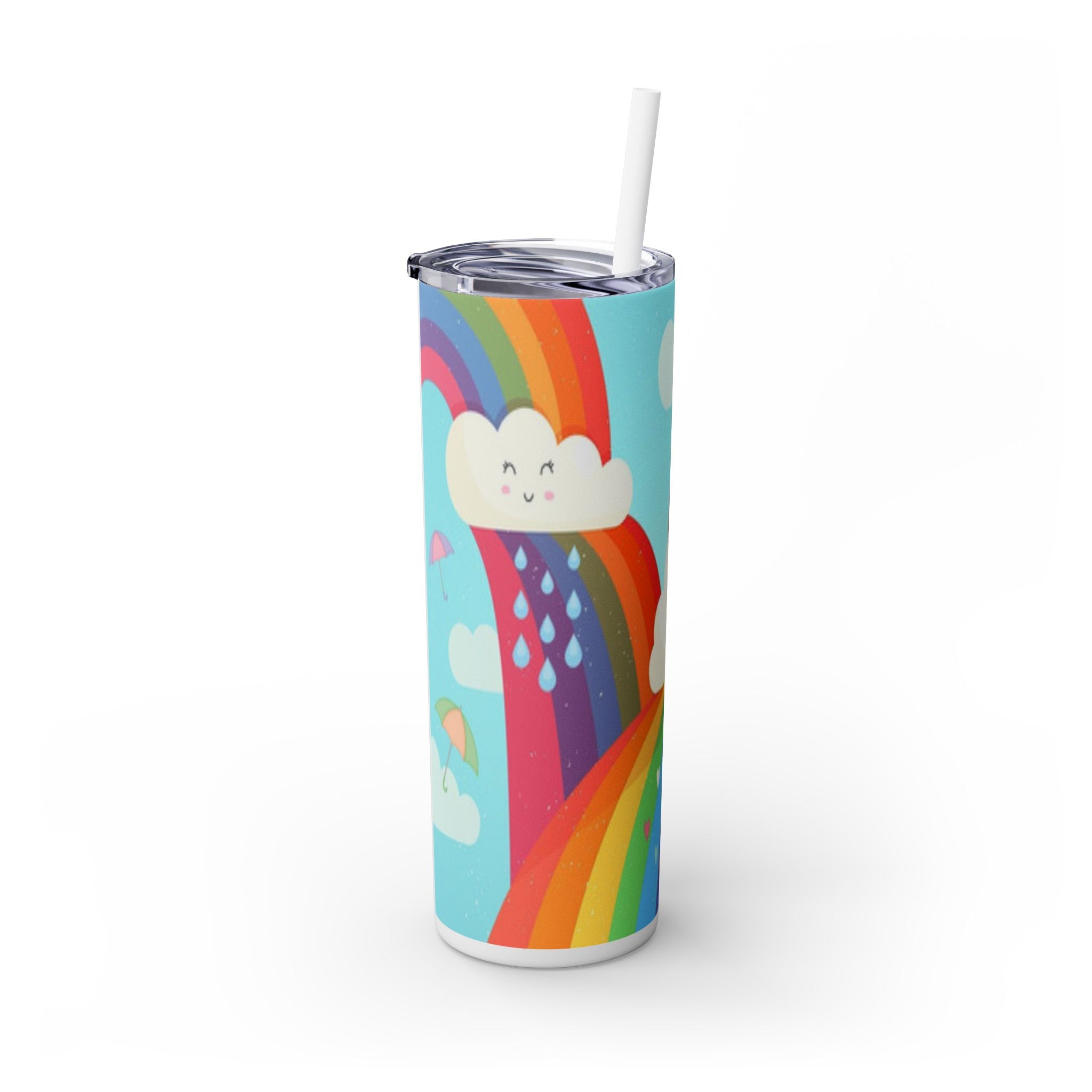 Skinny Tumbler with Straw, 20oz